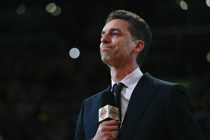 湖人退休球衣　Gasol：希望Kobe和Gigi也在