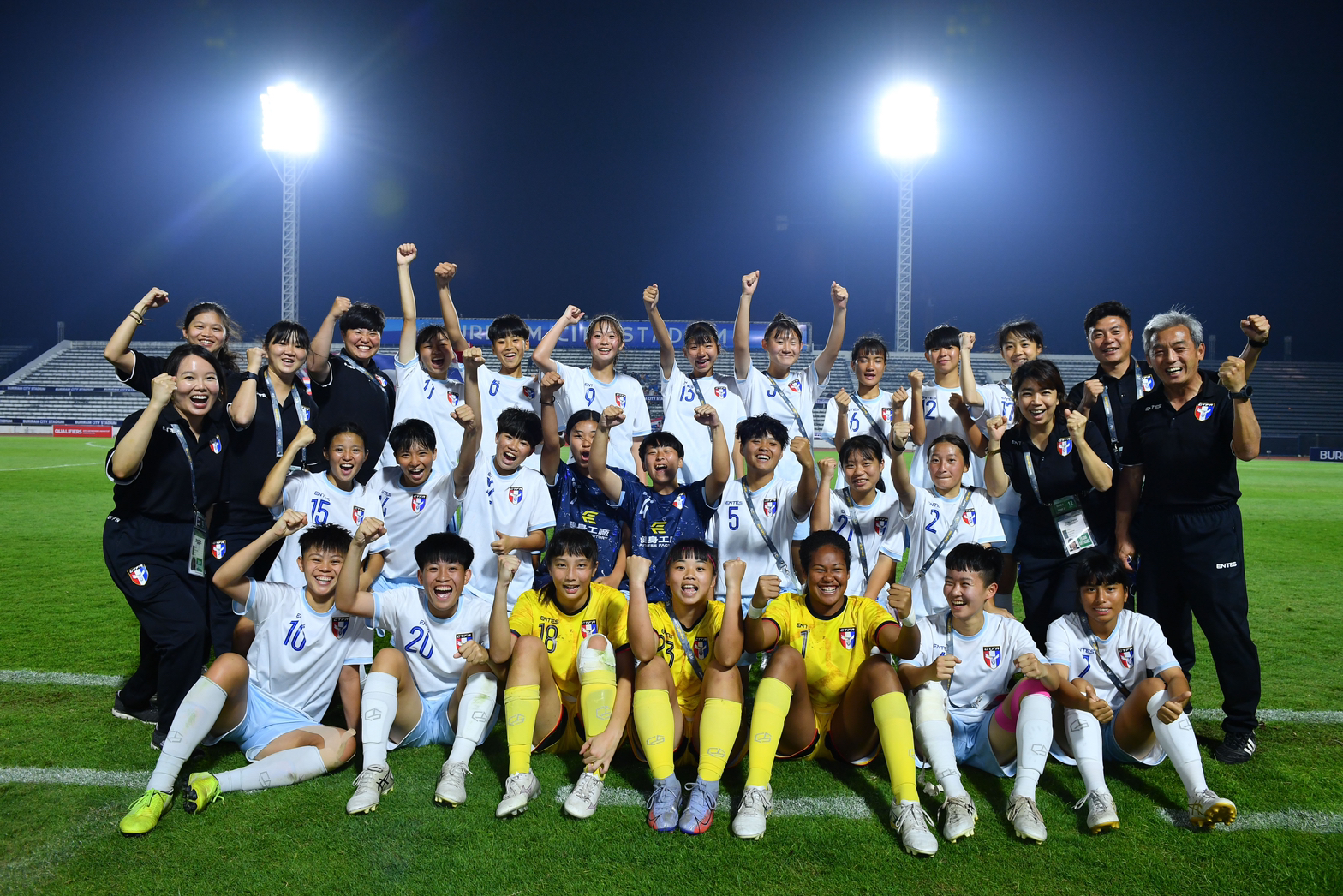 U20亞洲盃女足資格賽首輪　中華隊全勝歸國