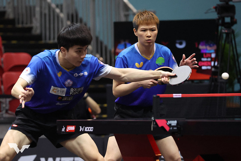 陳思羽／林昀儒力挫世界第5香港組合　WTT大滿貫混雙晉4強