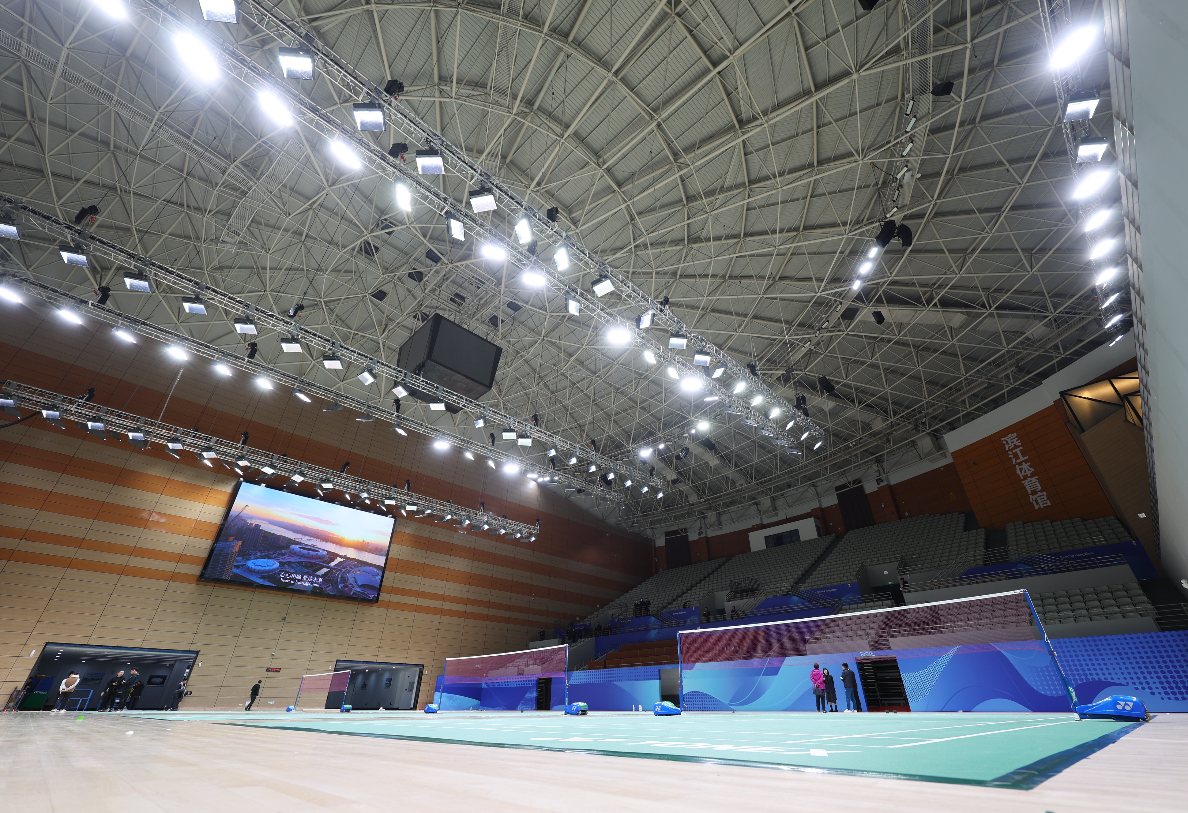 亞運羽球場主要設置就定位　風口藏看台考驗臨場適應