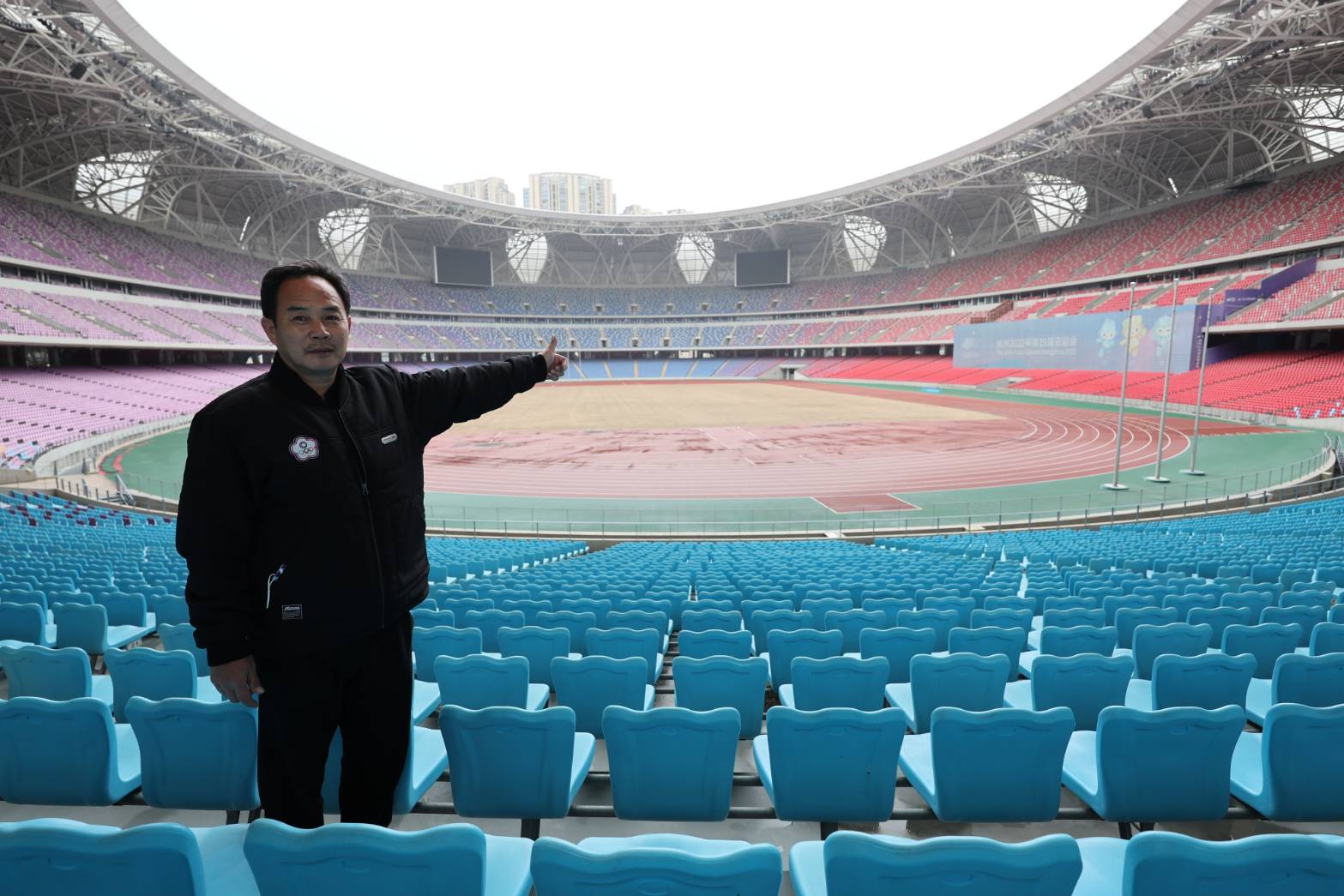 杭州亞運「大蓮花」座位破8萬　中華田徑教頭不擔心選手適應