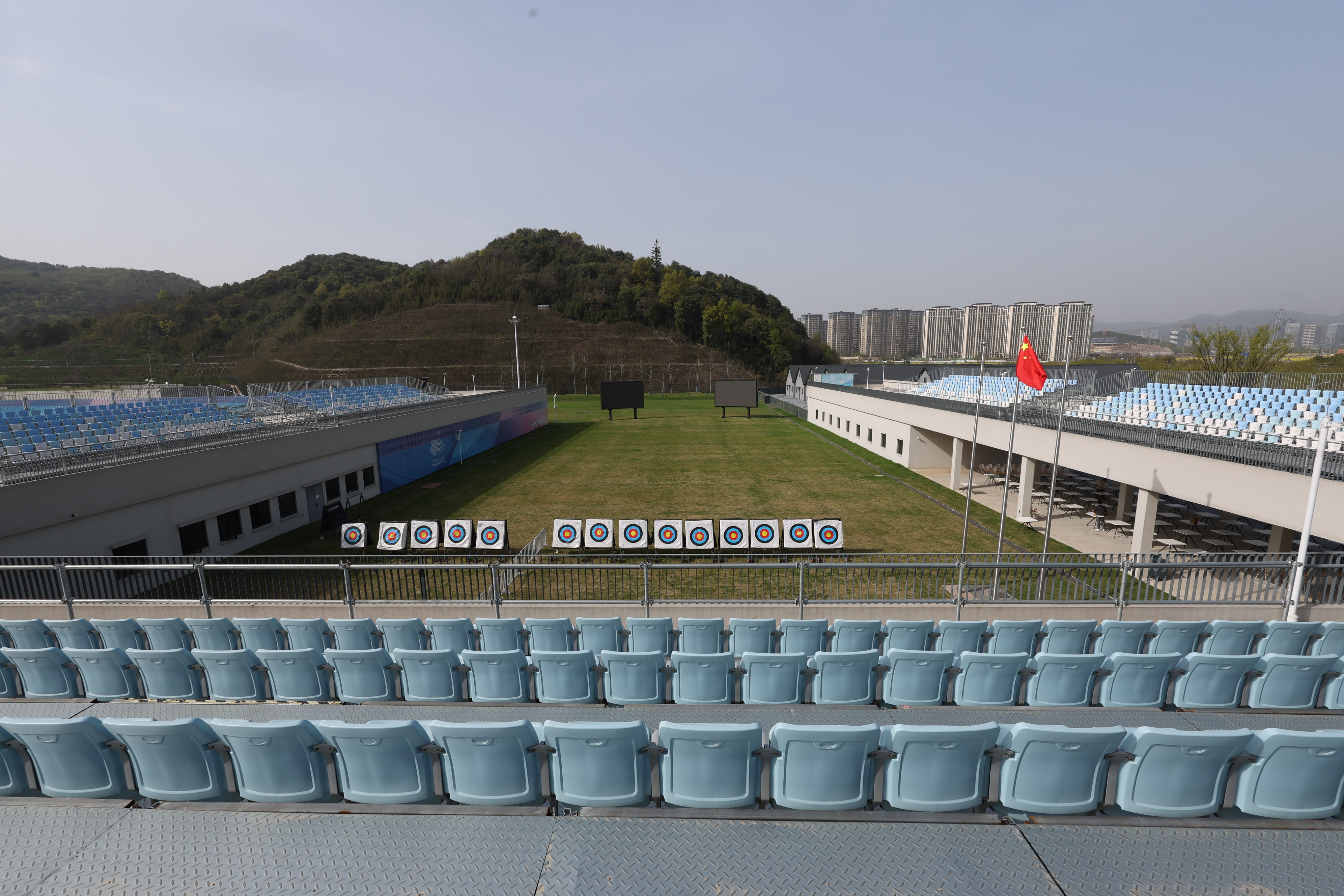 杭州亞運射箭場配置特殊　林政賢：模擬賽重建現場助適應