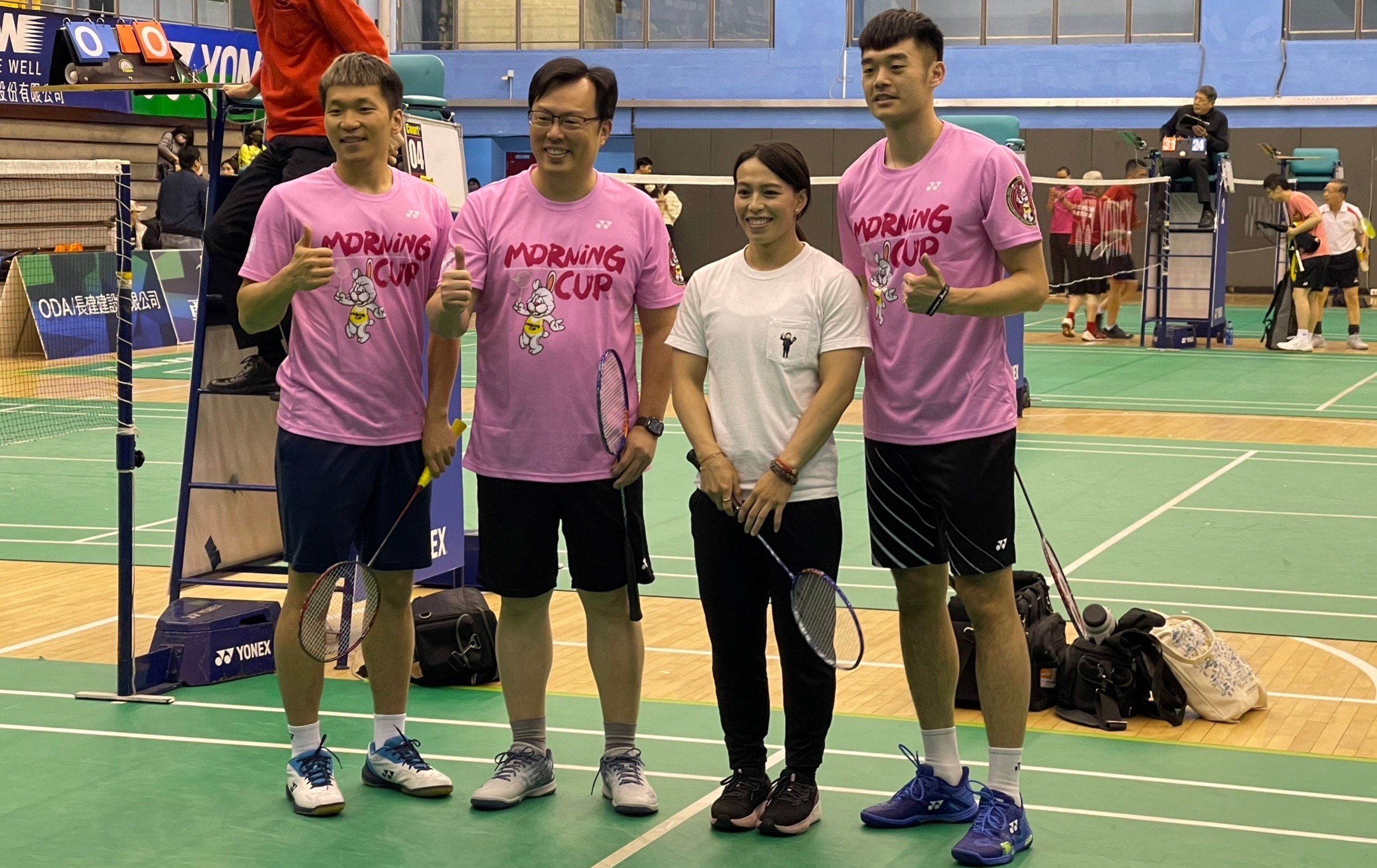清晨盃羽球賽　李洋、王齊麟、郭婞淳等奧運國手眾星雲集