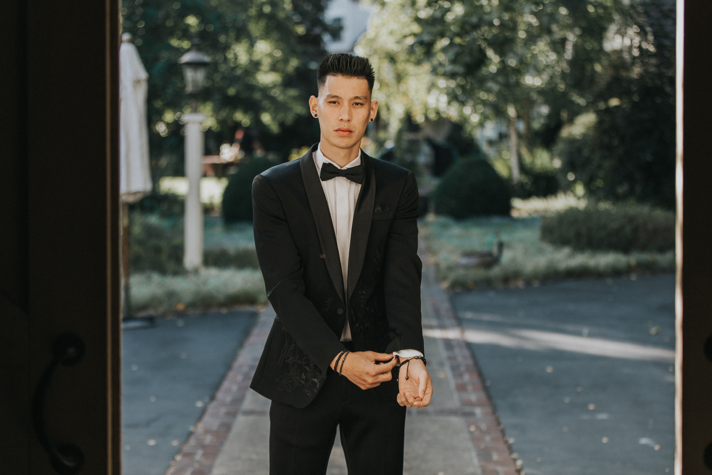 好帥！　林書豪婚禮西裝首次曝光
