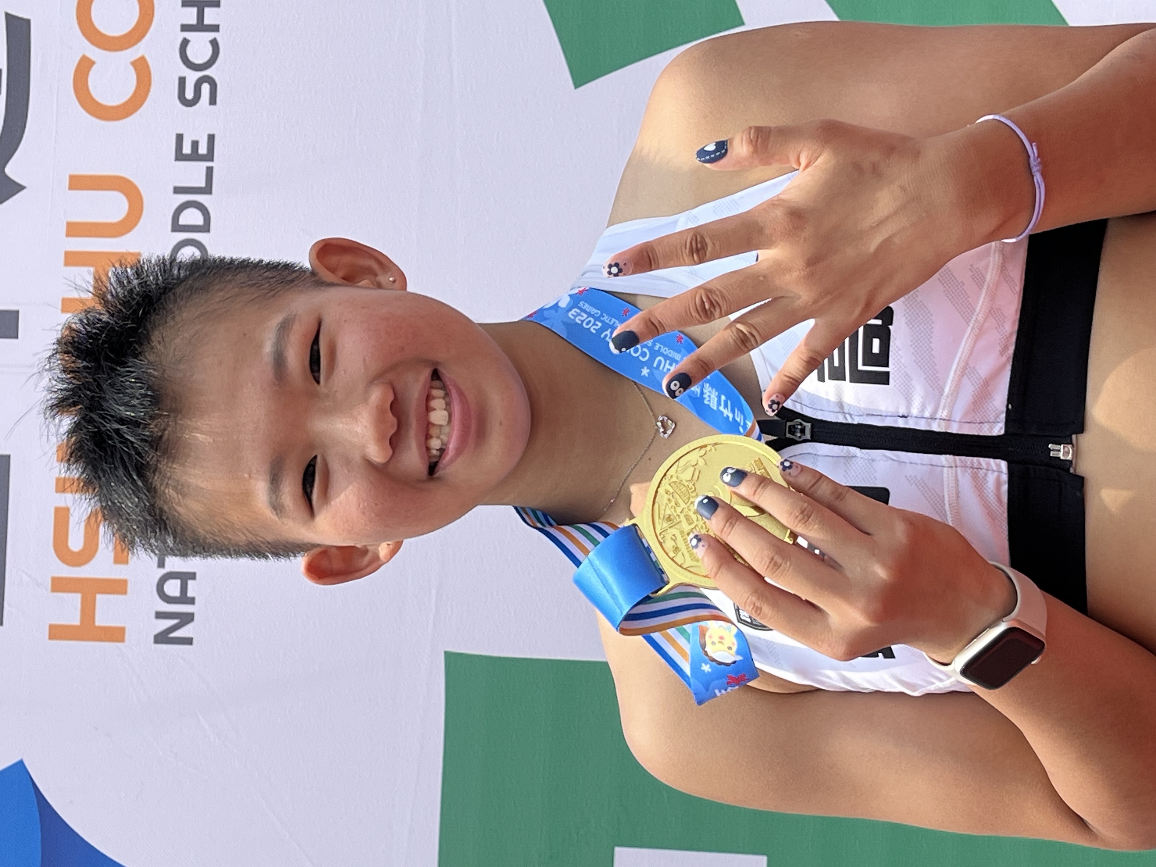 蔡姍珊攜國三金牌加持奏效　冠軍獻天上恩師李嘉慶