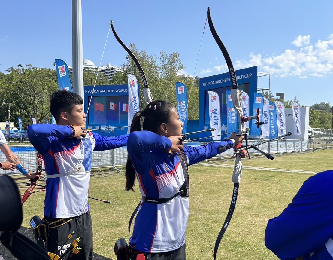 射箭世界盃安塔利亞站　反曲弓混雙湯智鈞、邱意晴摘銀
