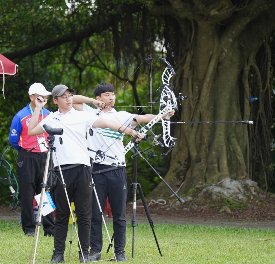 助北市大複合弓男團摘金後　張正韋盼世界盃上海站爭牌