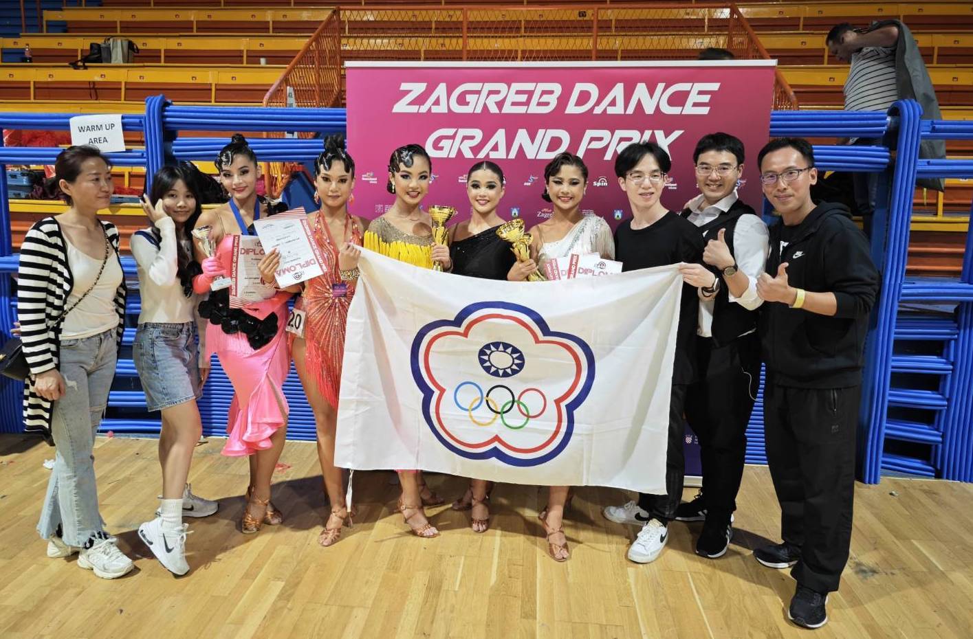 WDSF克羅埃西亞公開賽　中華隊4金1銀1銅