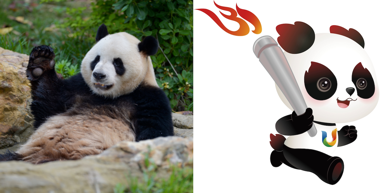 成都世界大學運動會吉祥物　是帶「火」意象的熊貓