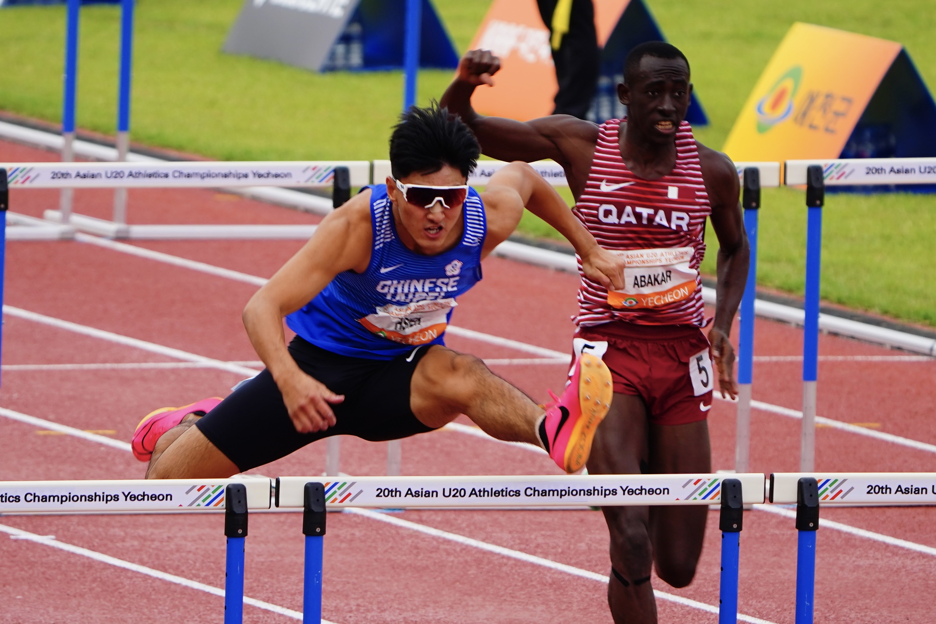 田徑亞青賽　謝元愷男子110公尺跨欄奪金