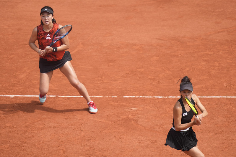 法網女雙謝淑薇／王欣瑜逆轉封后