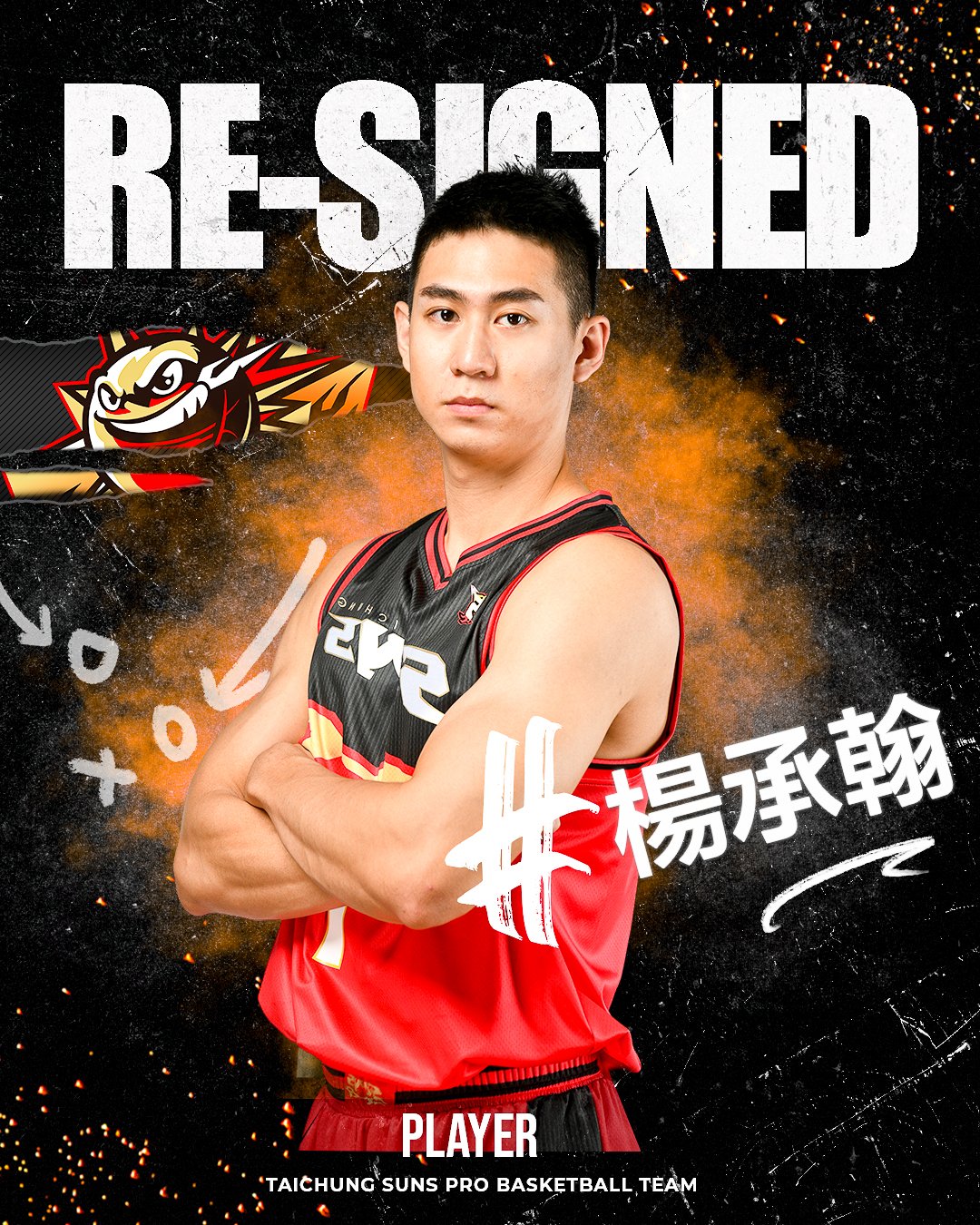 十字韌帶斷裂復健1年　楊承翰仍與太陽續約