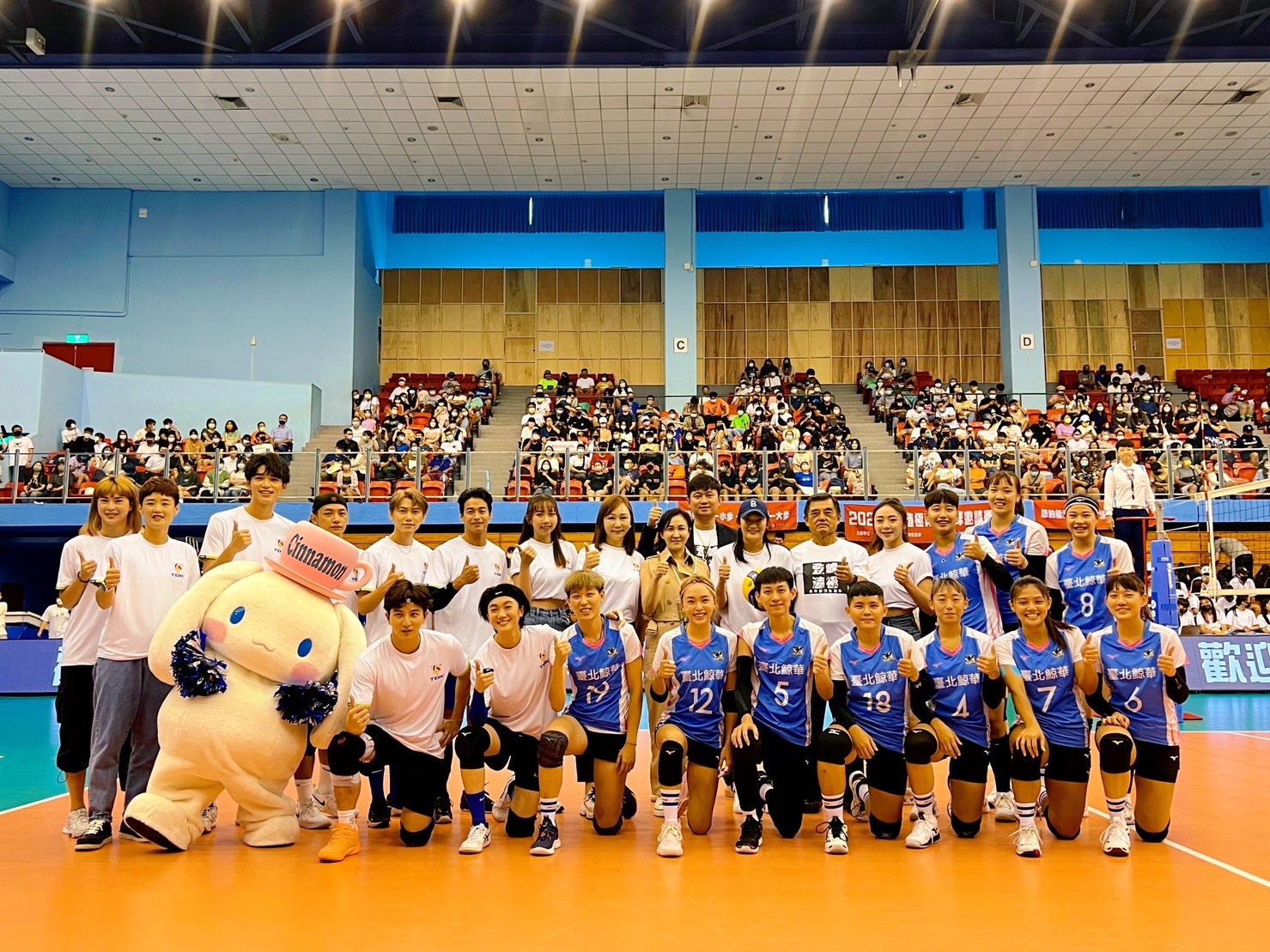 登峰造極排、籃球賽接力登場　錢薇娟率全明星對臺北鯨華