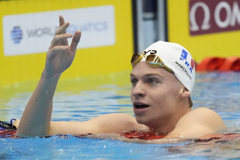 打破飛魚高懸15年世界紀錄　Marchand：瘋狂