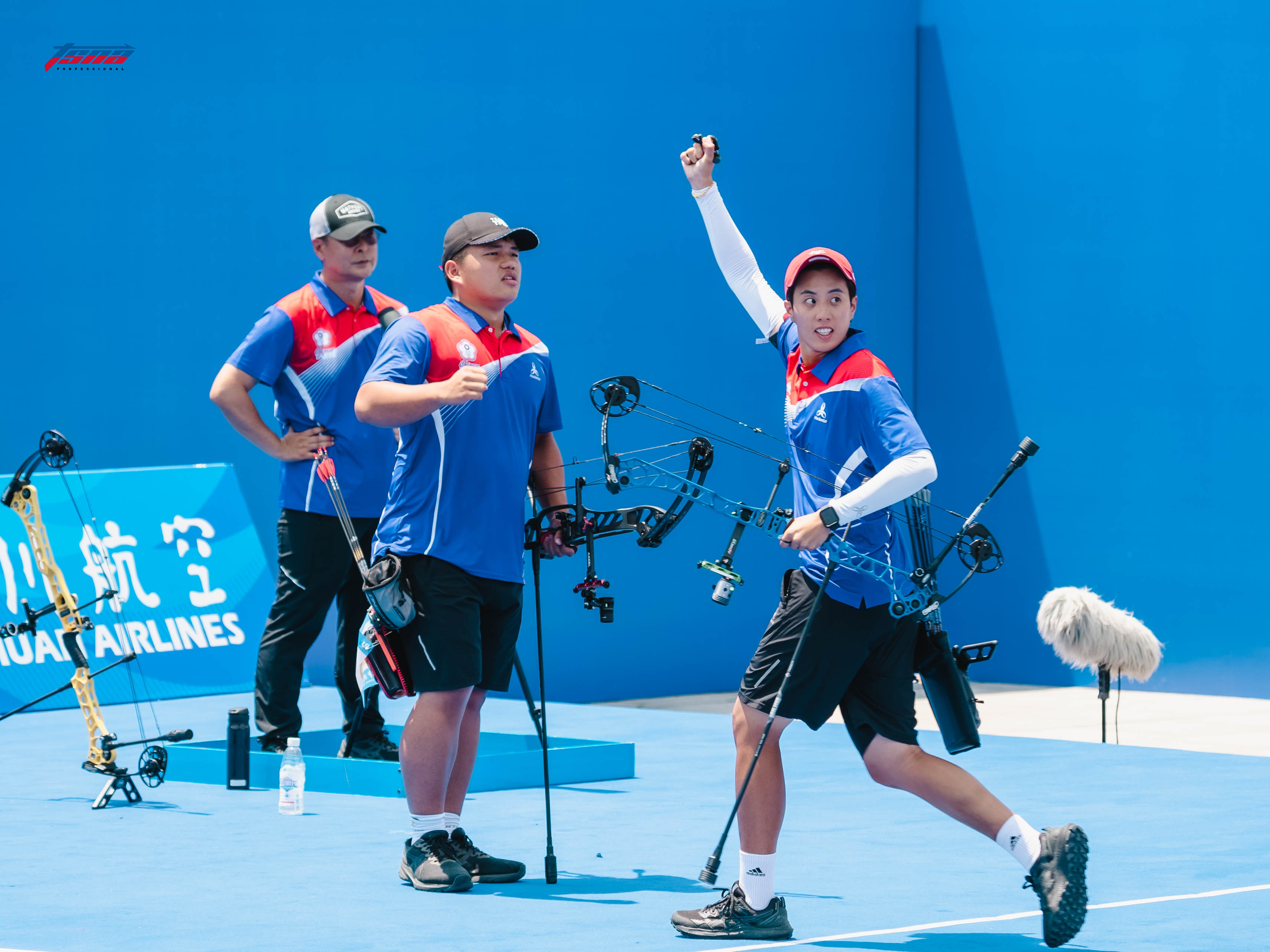世大運》吳子瑋8箭滿分　攜手學姊林明靜複合弓混團奪銅