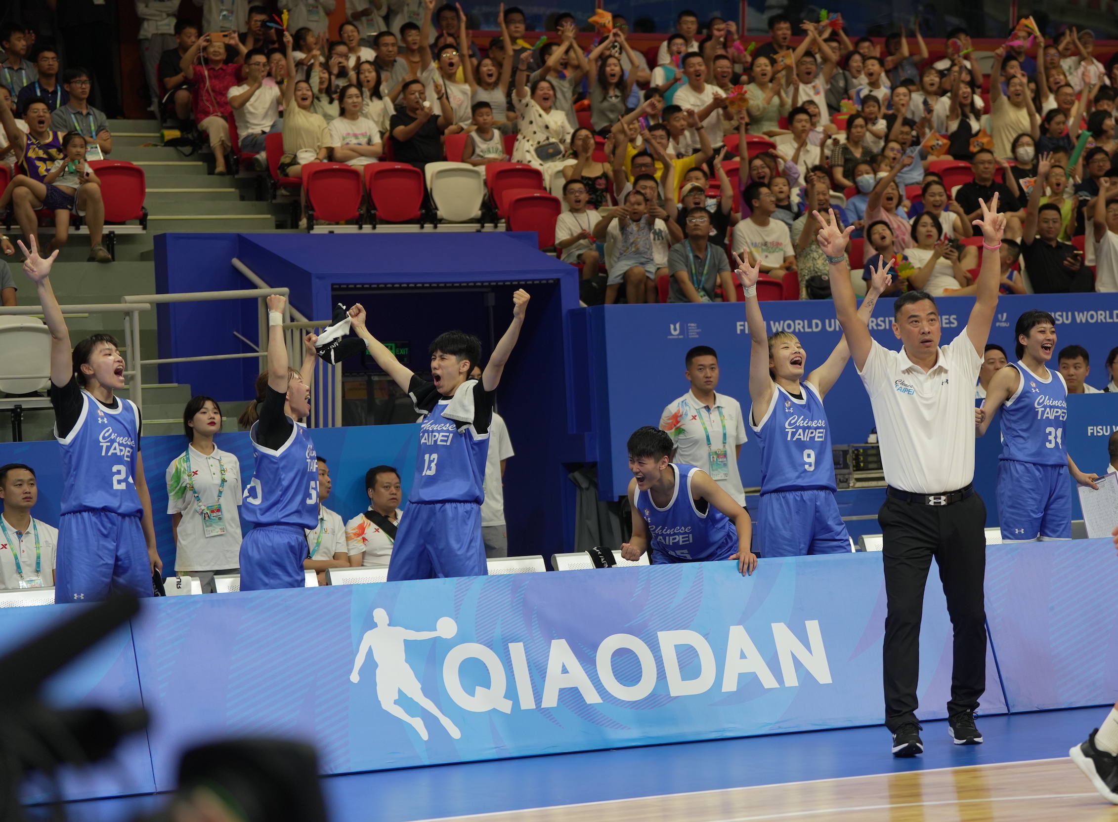 世大運》中華女籃隊下半場手感甦醒　逆轉匈牙利晉級4強