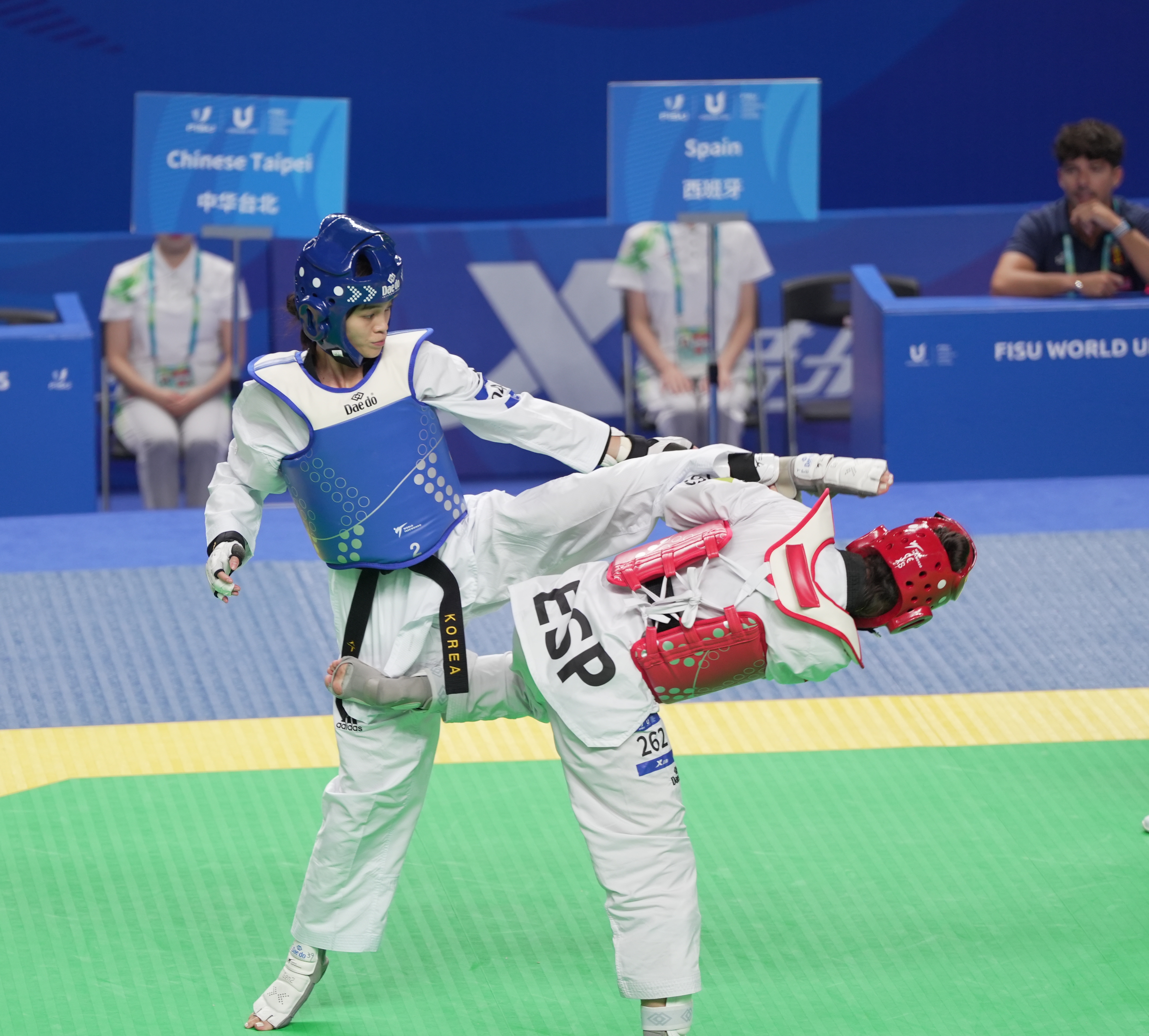 世大運》蘇柏亞不敵伊朗世錦賽冠軍　跆拳道獲銀　