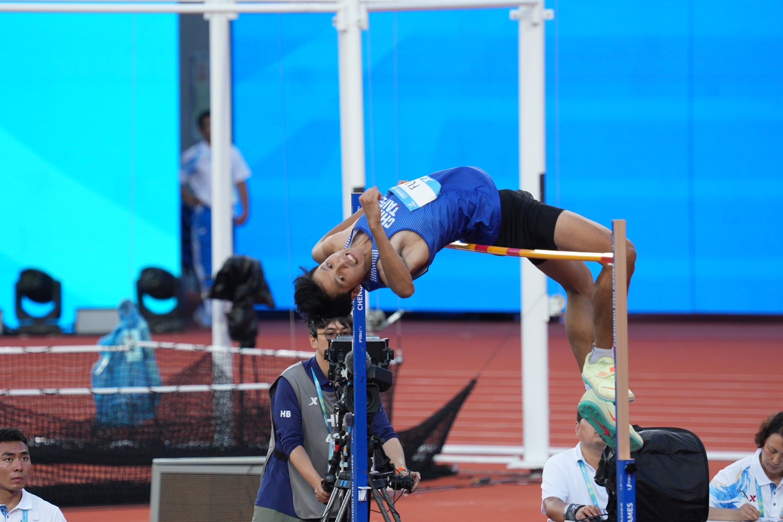 世大運》男子跳高傅兆玄摘銀隊史最佳　蔡維智奪銅