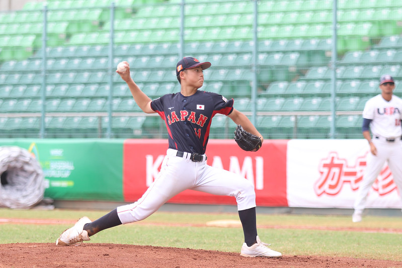 U12》僅差2出局就能完封美國　日本先發皆川旺介高喊不甘心