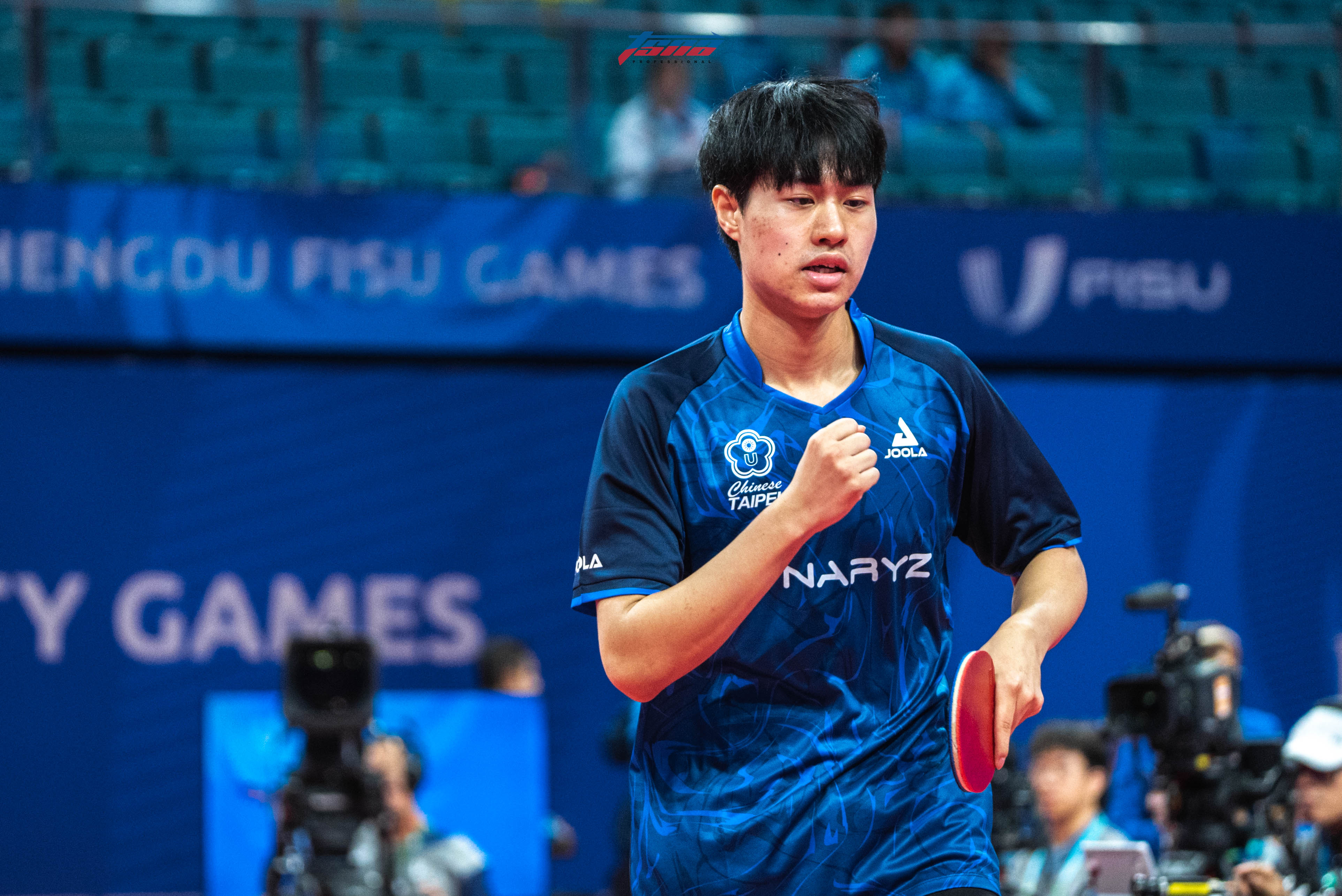 世大運》楊嘉安連勝中、日好手闖入4強　桌球男單獎牌史上第4人