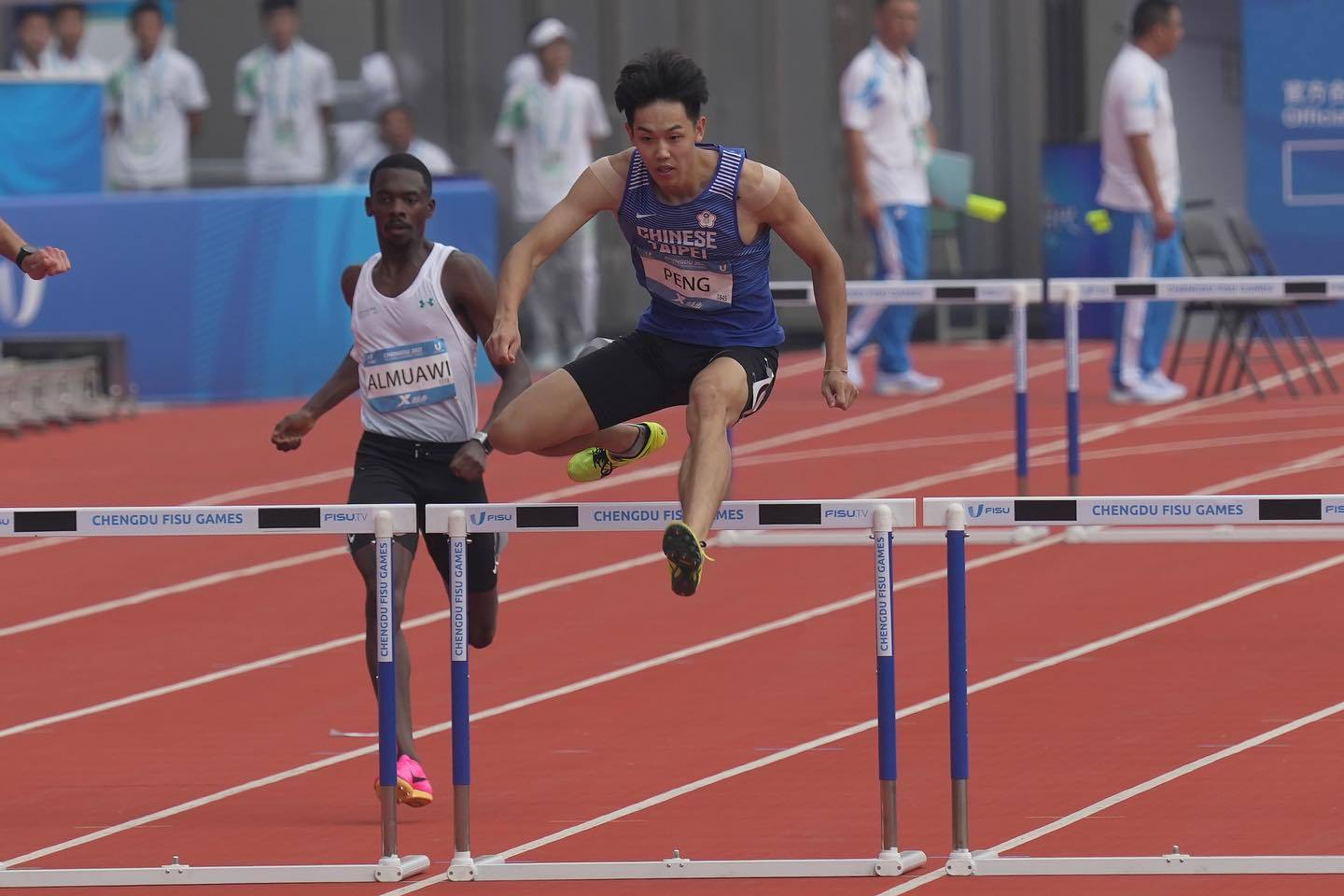 世大運》彭名揚400公尺跨欄48秒62摘金　破20多年全國紀錄
