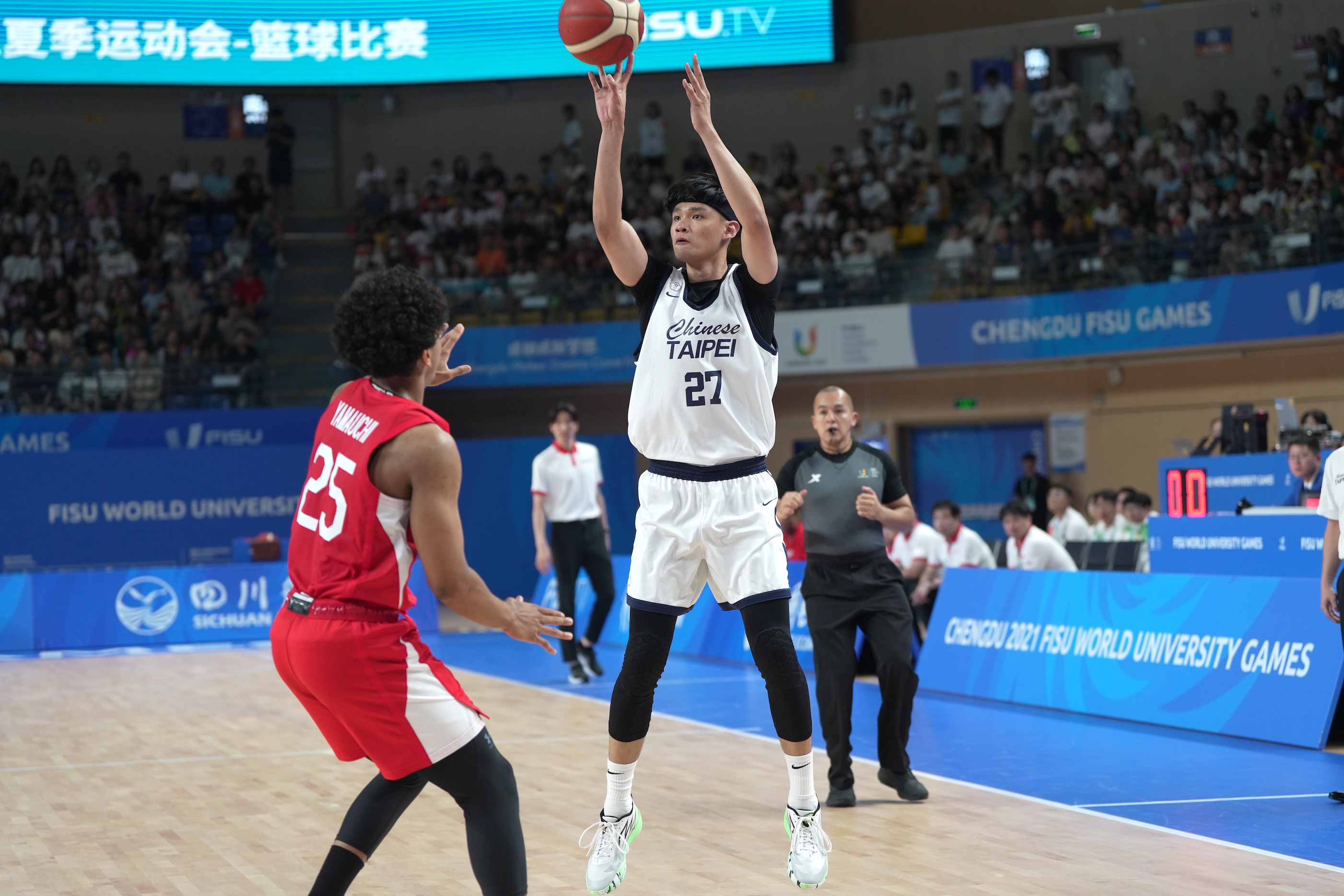 世大運》張鎮衙三分火力猛　游艾喆關鍵罰球　中華男籃射日獲11名隊史最佳