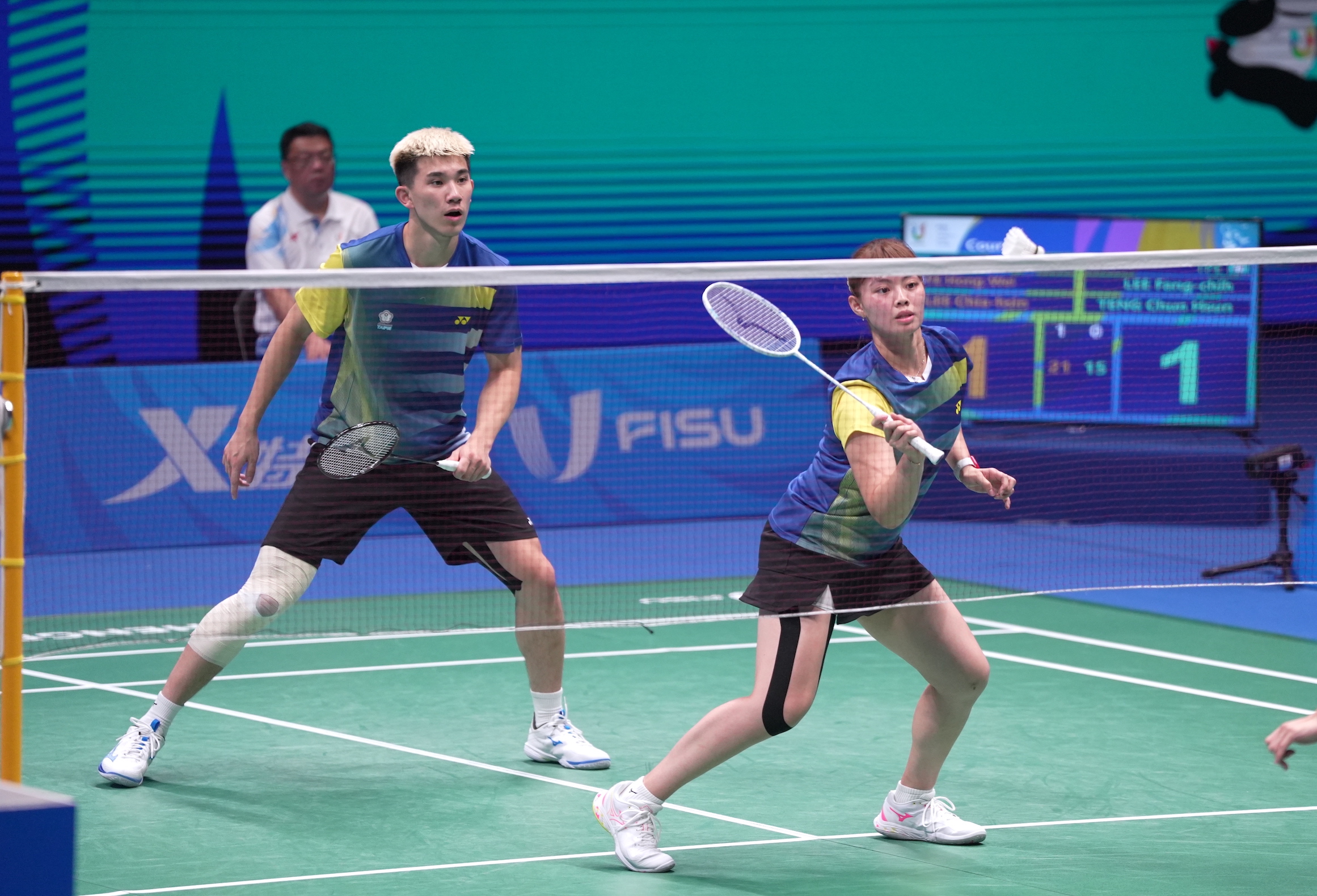 世大運》羽球混雙　葉宏蔚/李佳馨摘金、鄧淳薰/李芳至獲銀　