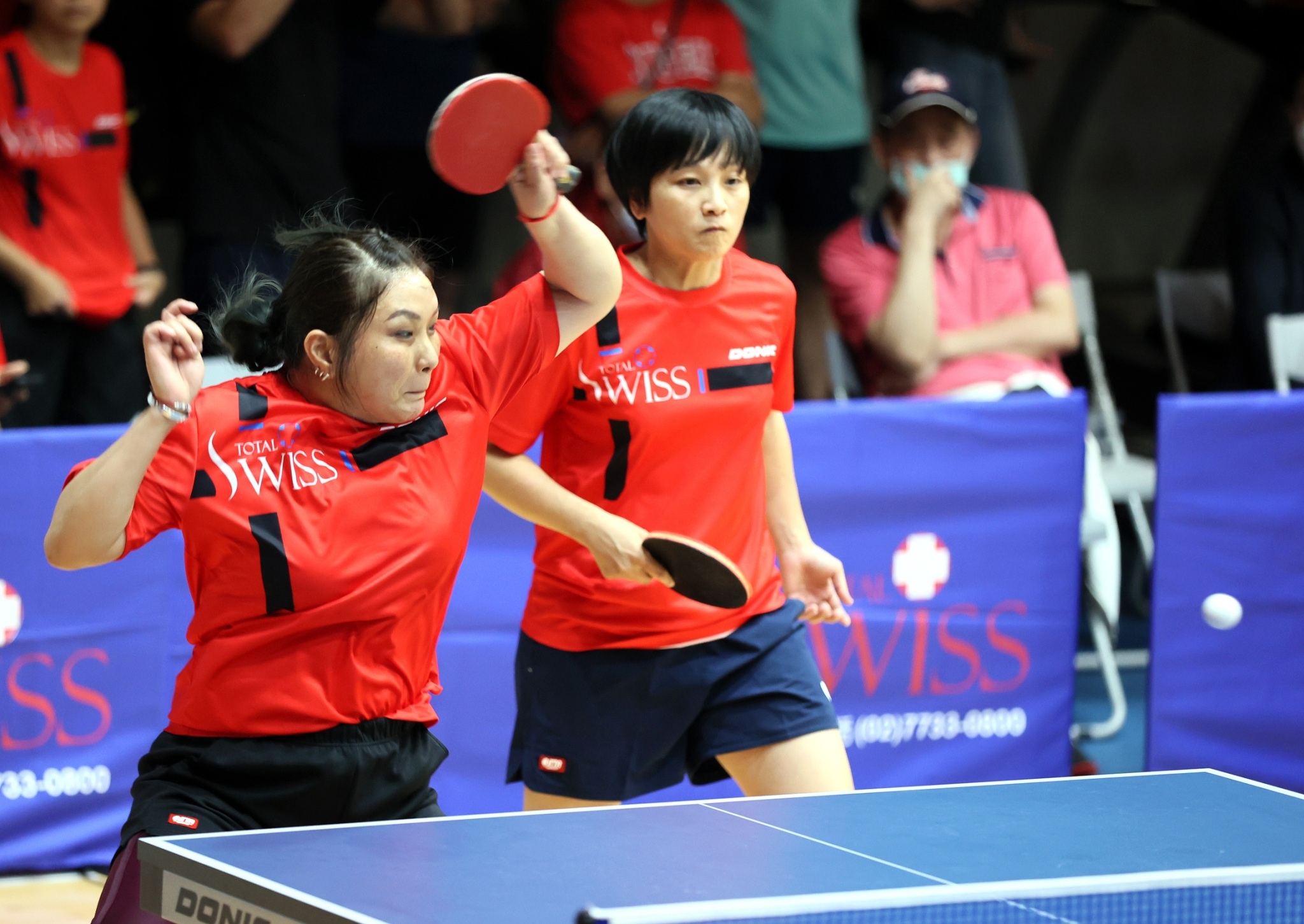 TOTAL SWISS盃長青桌球錦標賽　多名前奧運國手大秀球技