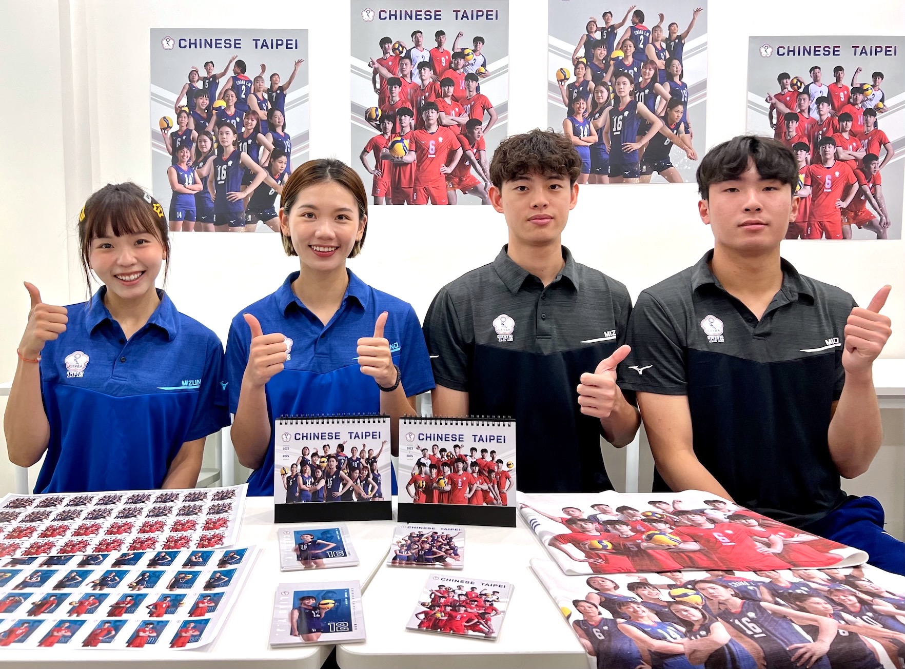 男女排國家隊首度推出周邊商品　選手還可分潤