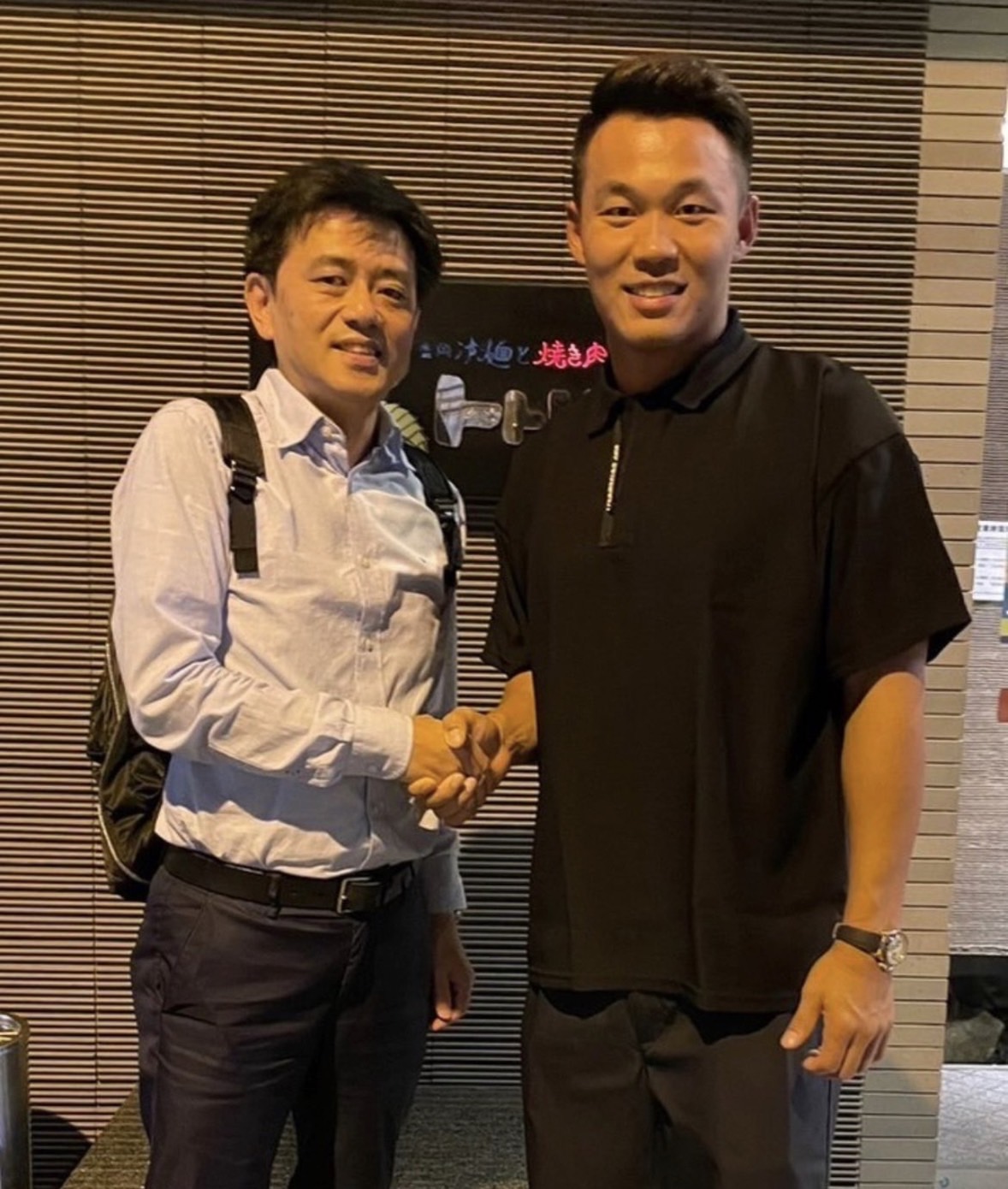 台鋼領隊劉東洋前往日本　王柏融IG曬2人合照