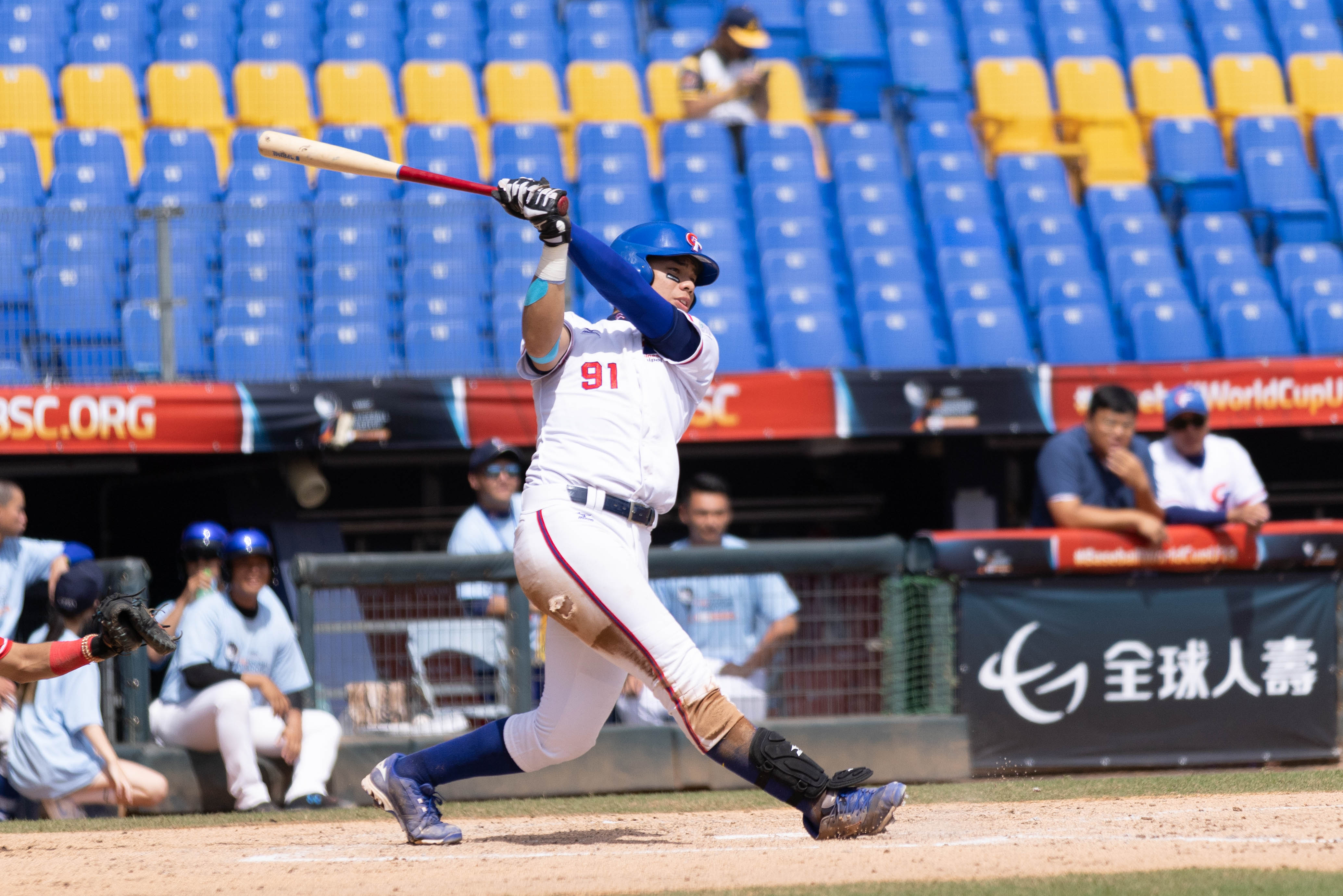 U18》柯敬賢敲個人賽會首轟　笑稱天上的爸爸有幫忙「推一下」