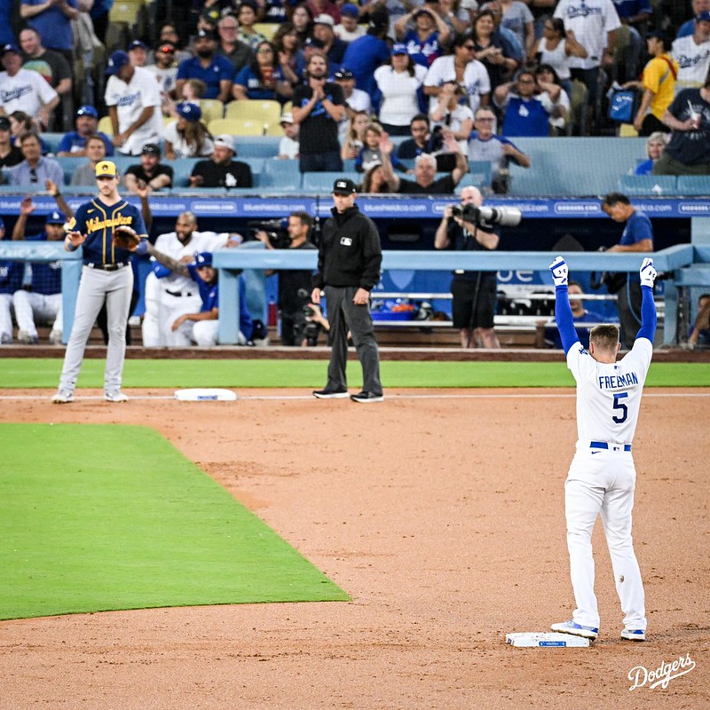 Freeman單季52支二壘打平隊史紀錄　道奇國聯西區M10