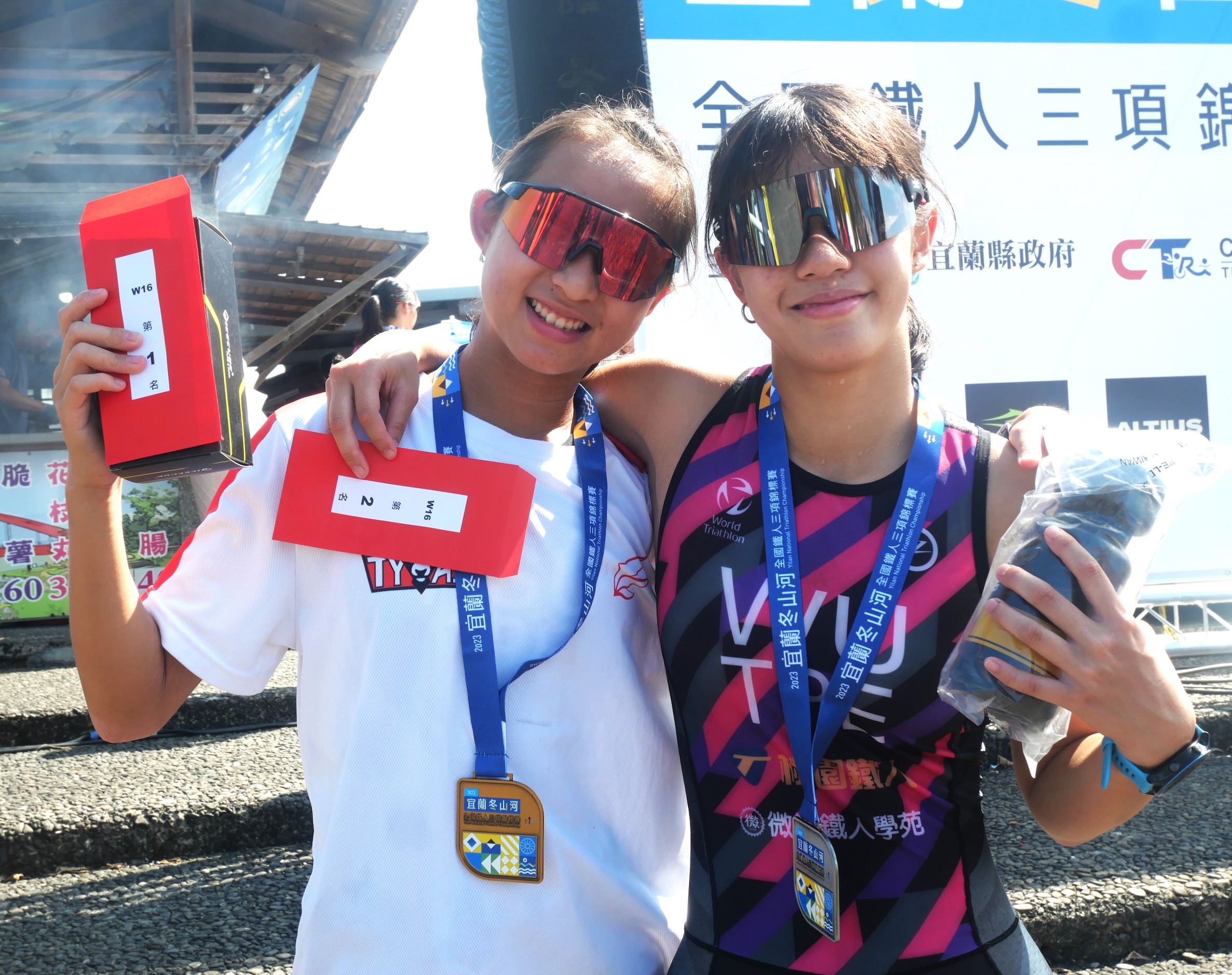 宜蘭冬山河全國鐵人賽　16歲許晨荺女子半程四連冠