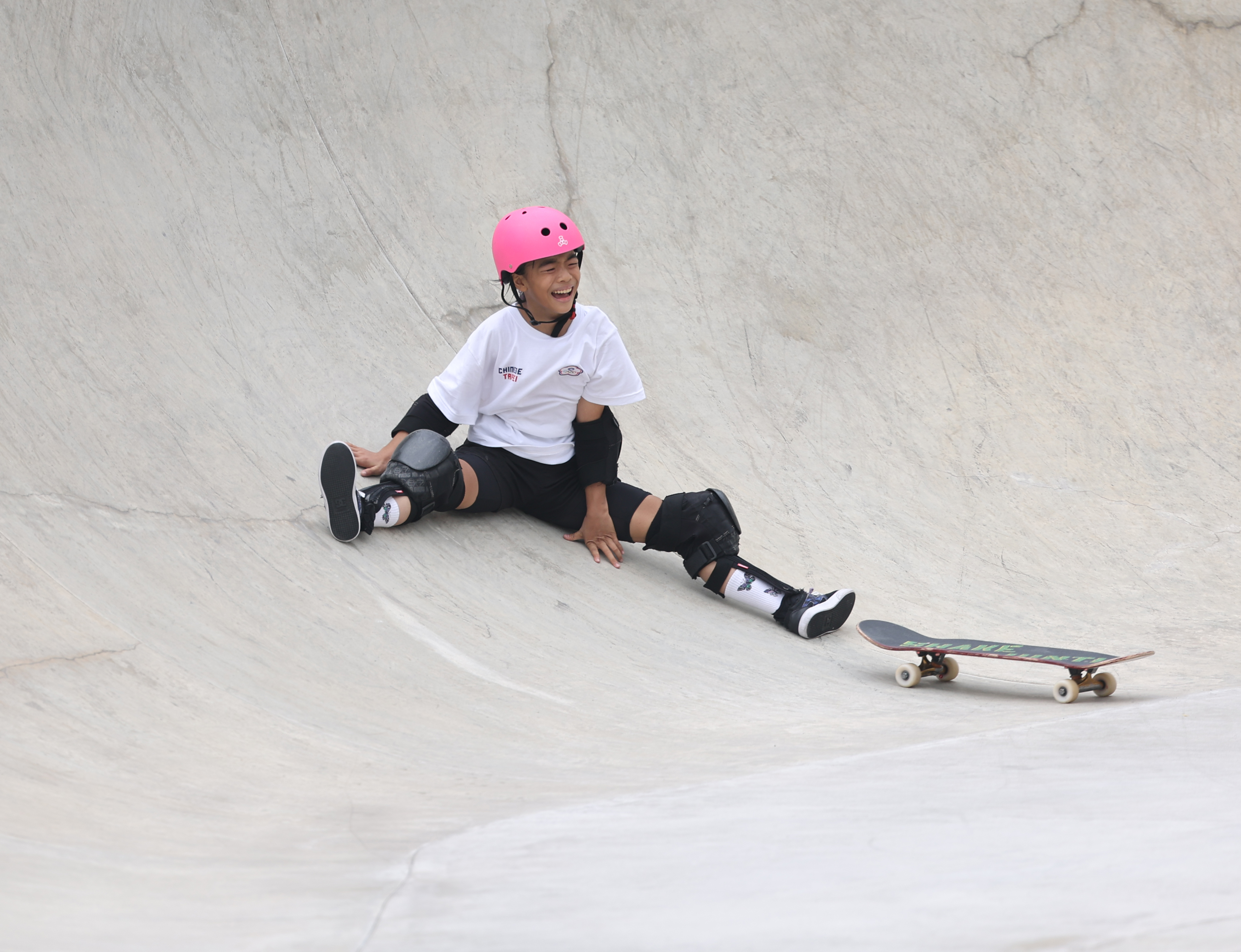 杭州亞運》滑板11歲林逸凡無緣奪牌　不氣餒笑說想跟小戴合照
