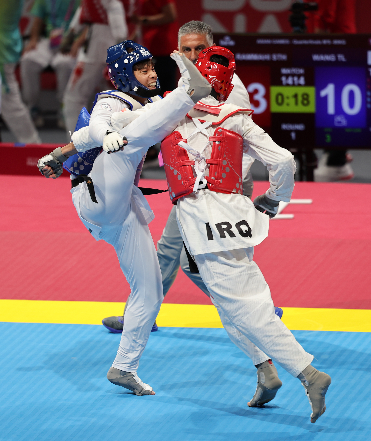 杭州亞運》跆拳道邱義睿、王德龍、張芮恩　8強止步