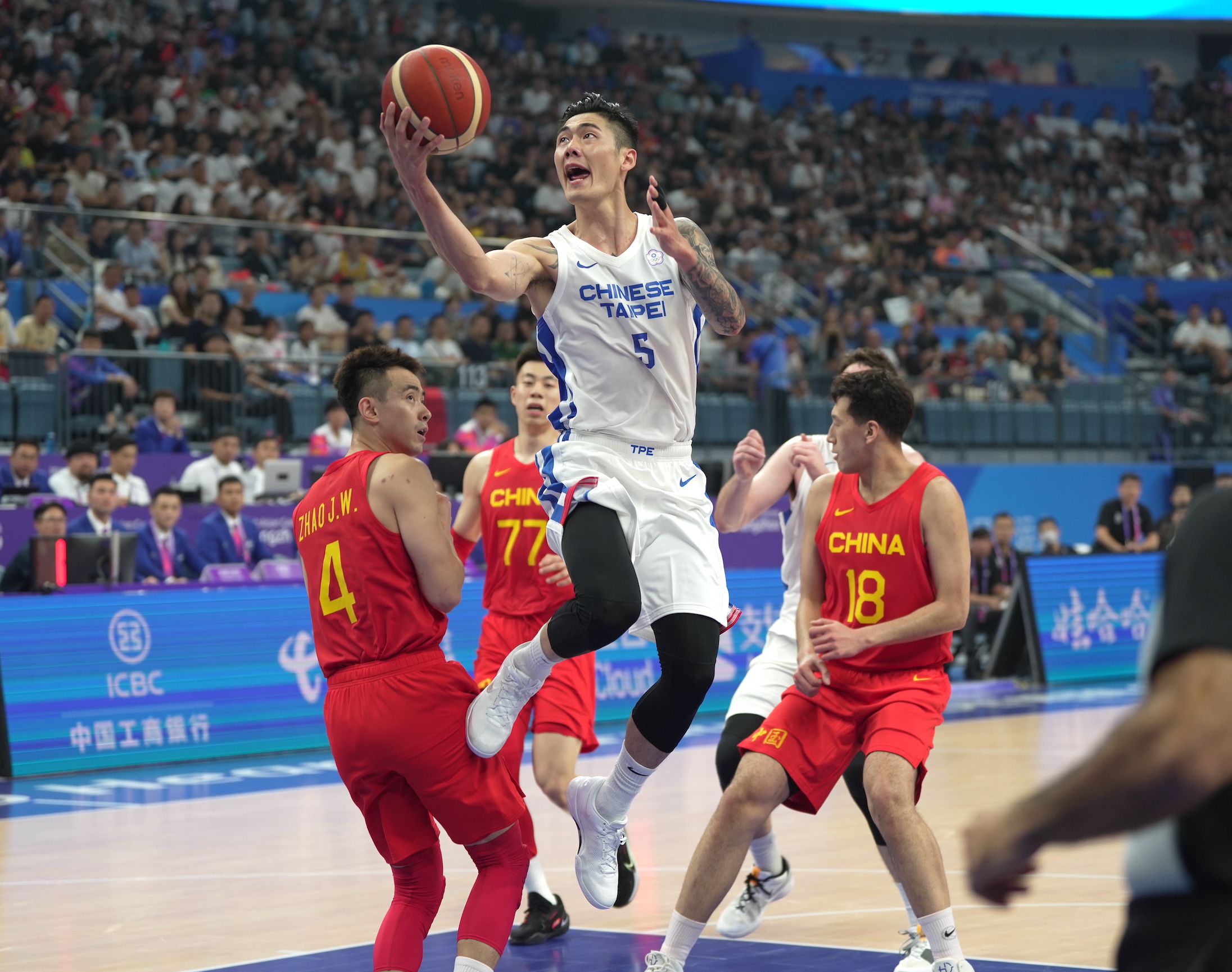 杭州亞運》男籃中華69-89不敵中國