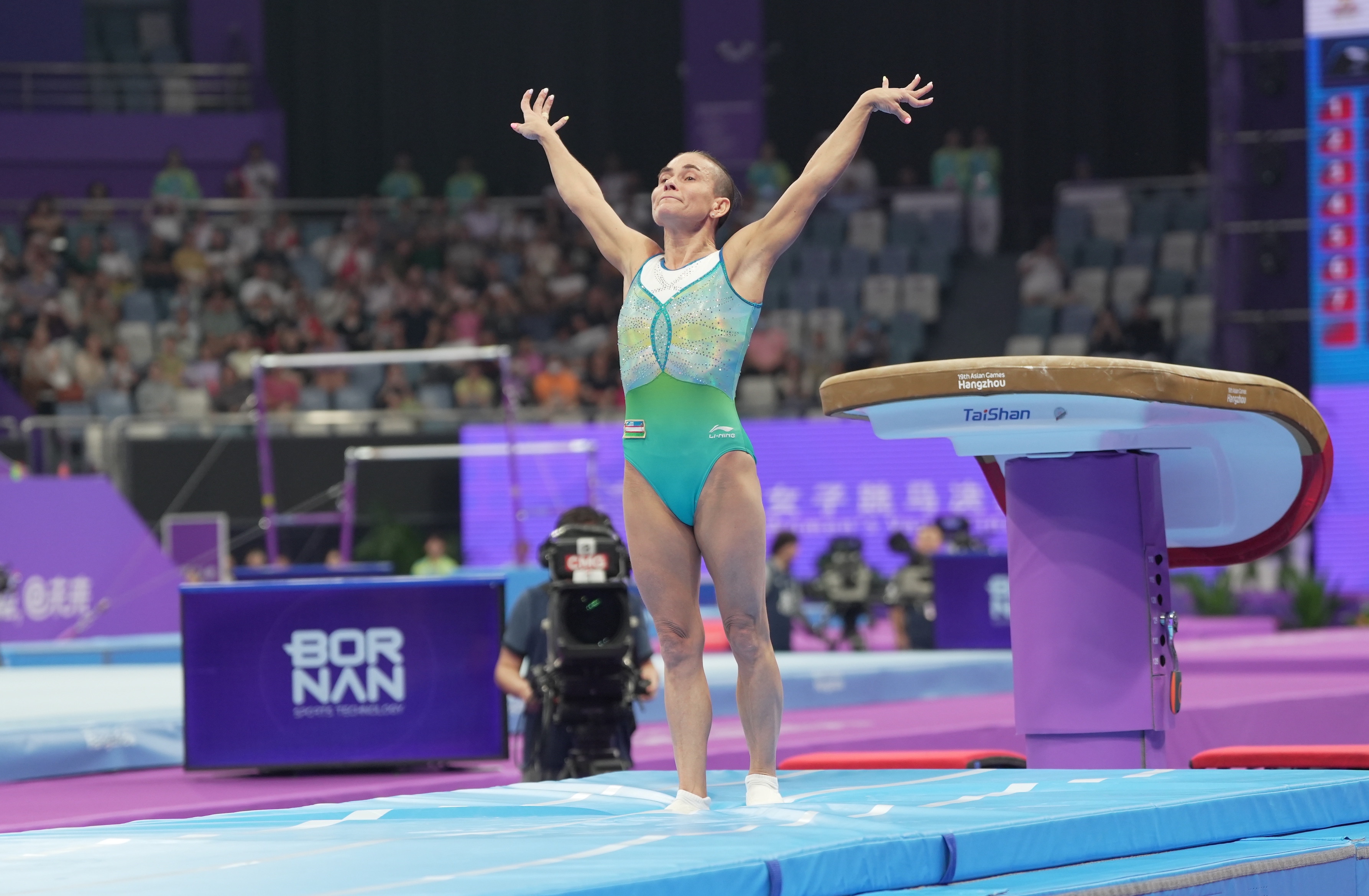 杭州亞運》女子跳馬上演母女級對決　48歲老將：喜歡「丘媽」稱號