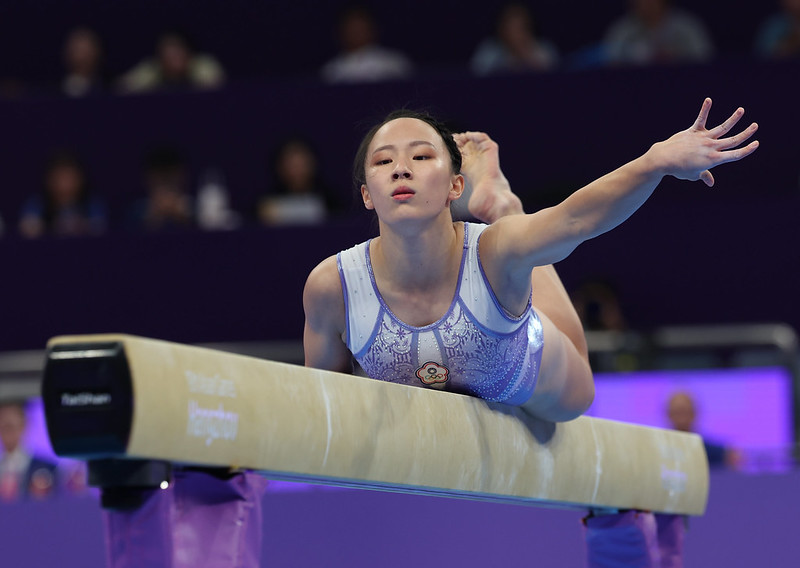 杭州亞運》體操平衡木銅牌　丁華恬滿意度不輸金牌