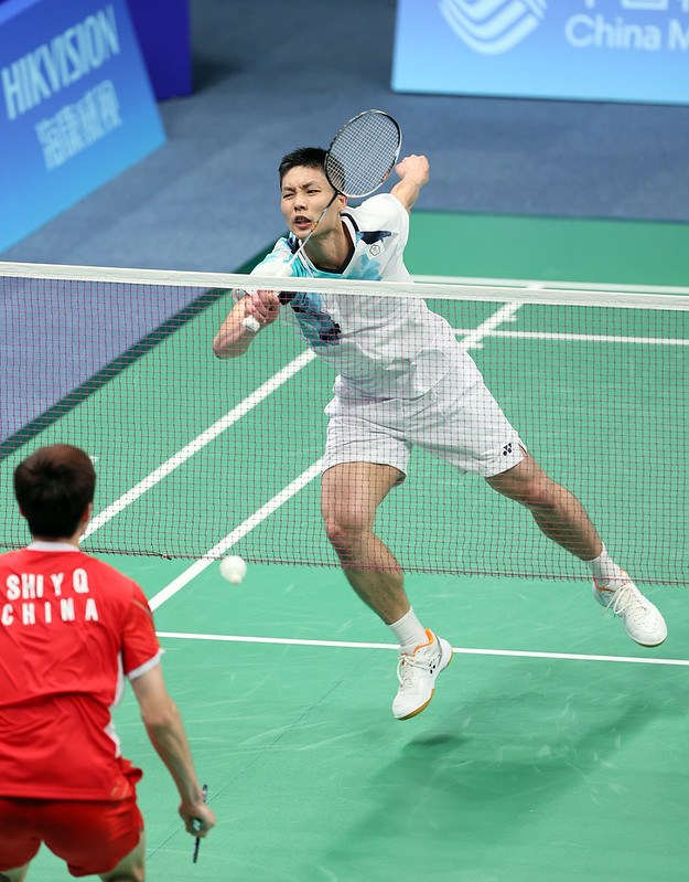 杭州亞運》滿場中國球迷加油聲中　台灣男團只有周天成贏首點