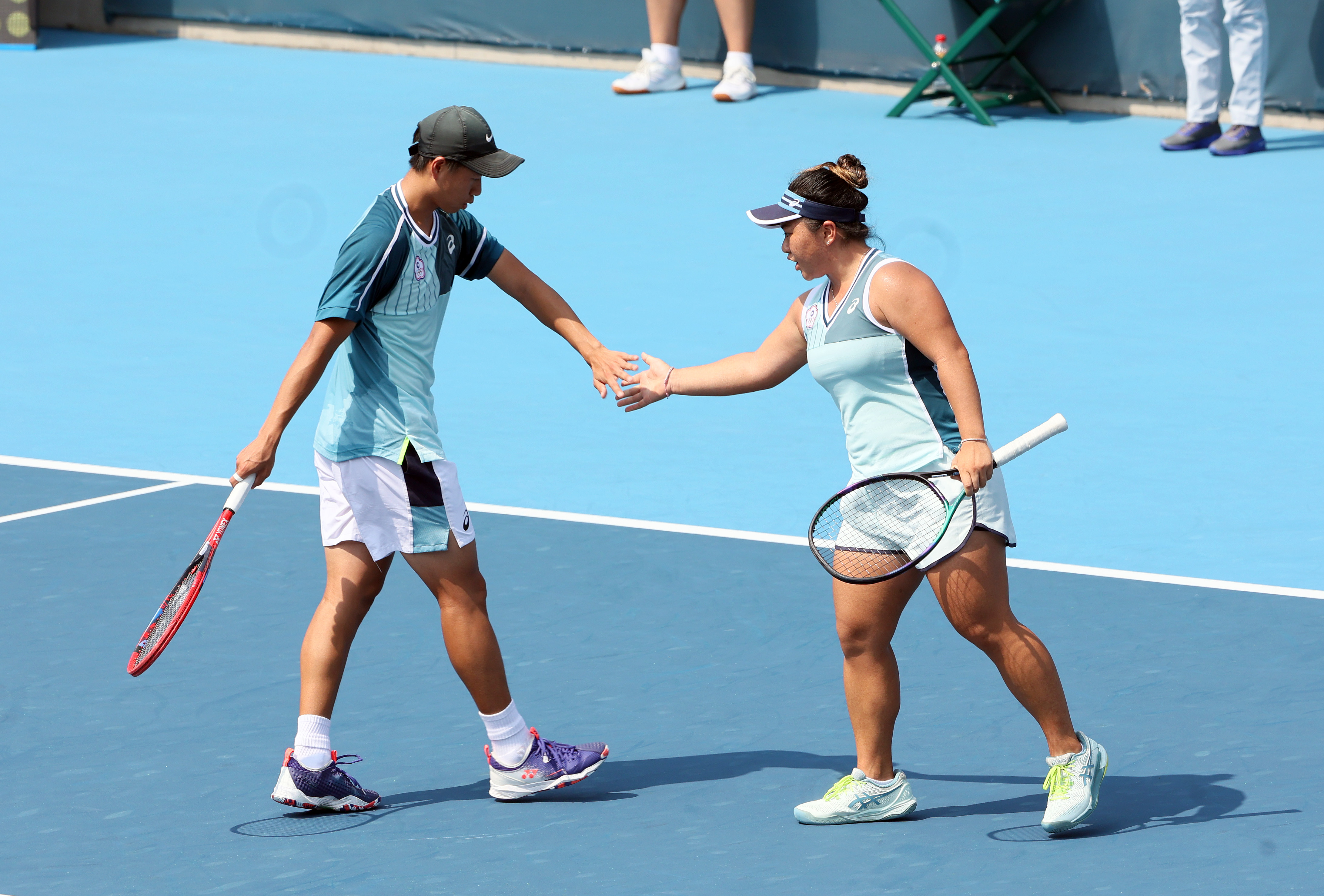 杭州亞運》初次搭檔奪銀　梁恩碩、黃琮豪互相感謝