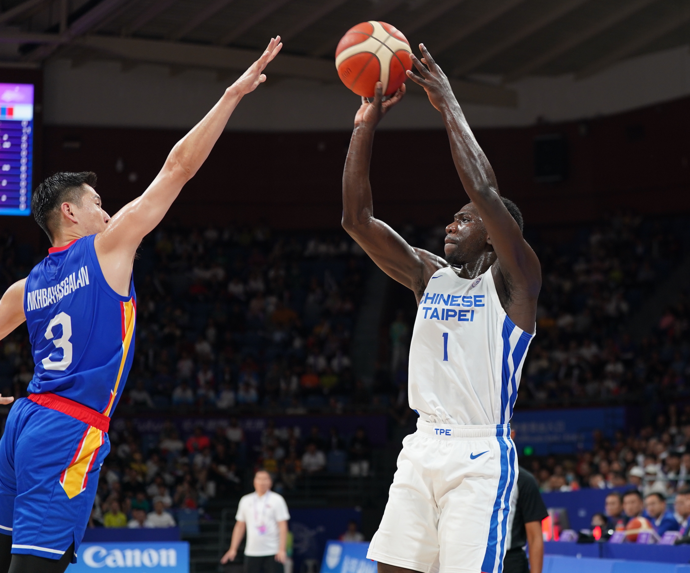 杭州亞運》男籃預賽　上半場中華落後蒙古