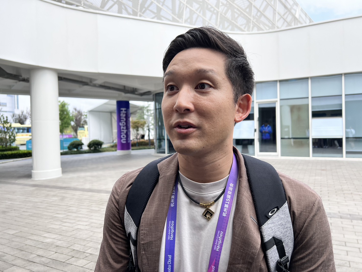 杭州亞運》「野生」杉谷拳士現身滑輪賽場　和吳念庭有聯絡想看台灣比賽