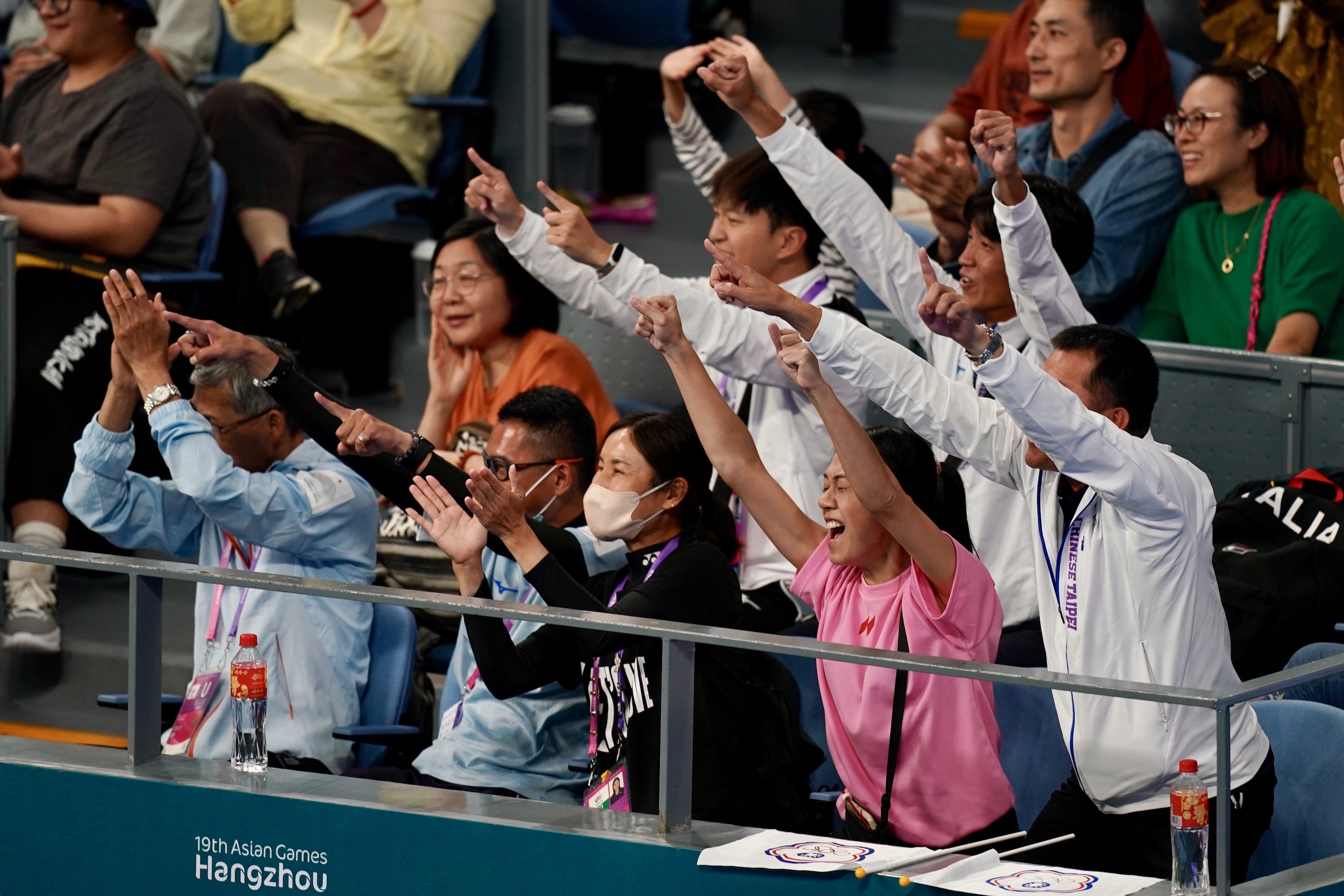 杭州亞運》軟網混雙林韋傑/黃詩媛　享受在小蓮花比賽的氛圍