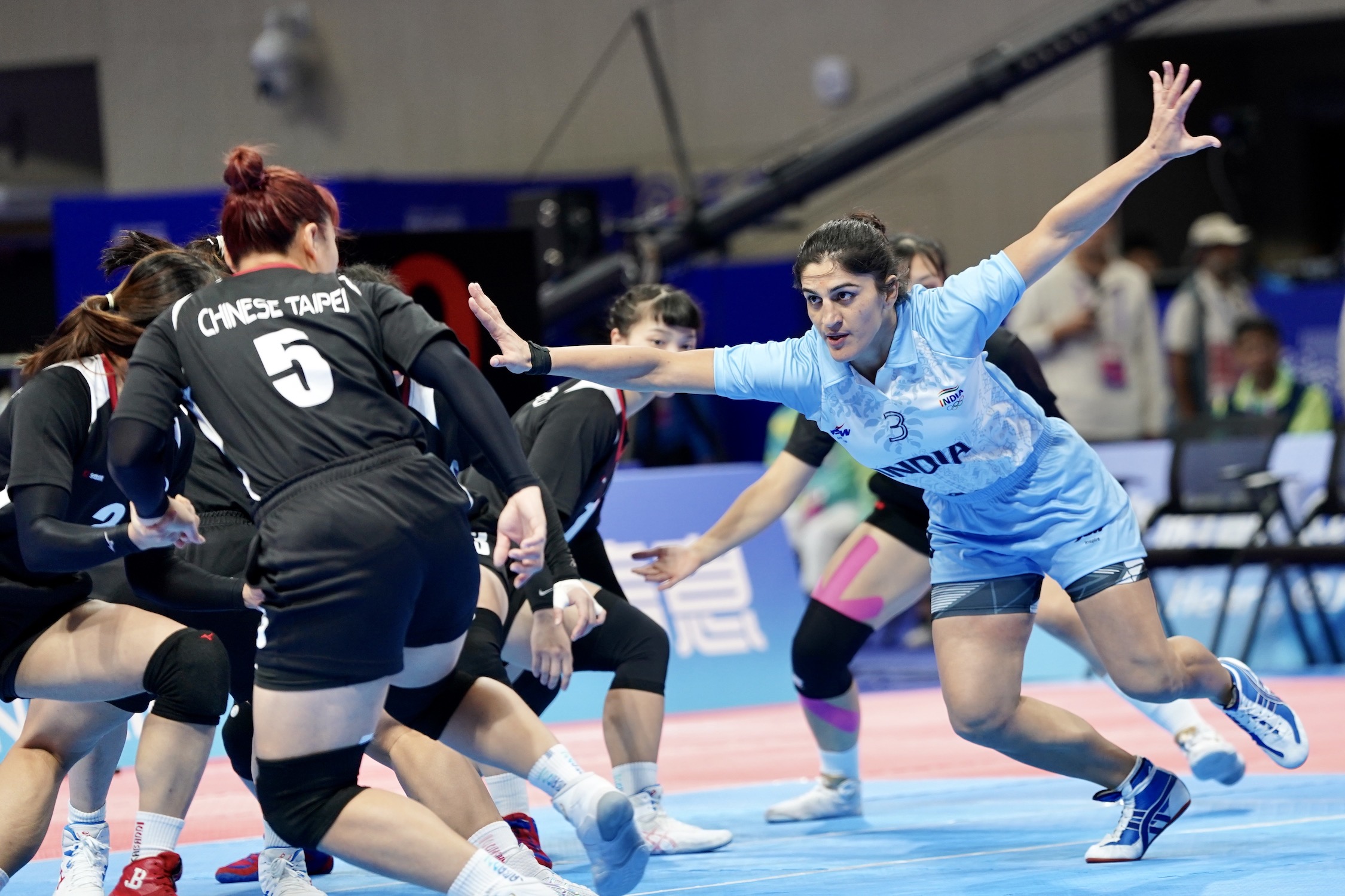 杭州亞運》女子卡巴迪金牌戰　中華1分輸印度獲得銀牌