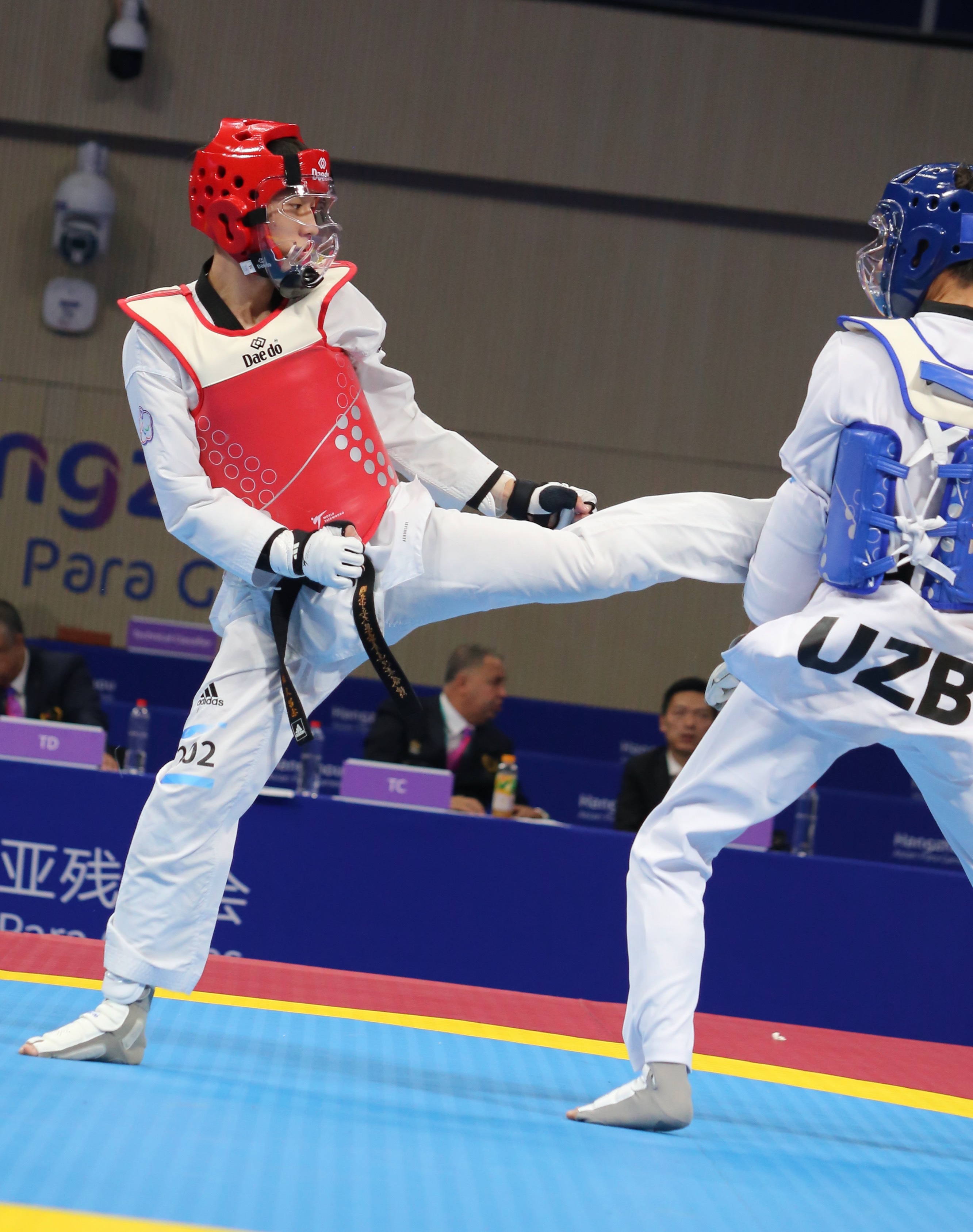 亞帕運》跆拳道蕭翔文　踢下本屆首金