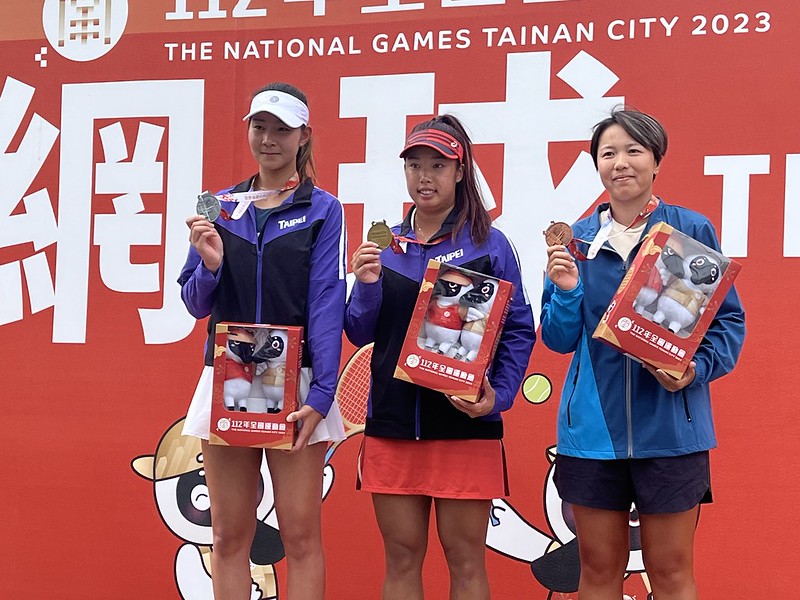 全運》台北市橫掃網球7金　楊亞依回福地新營單打封后