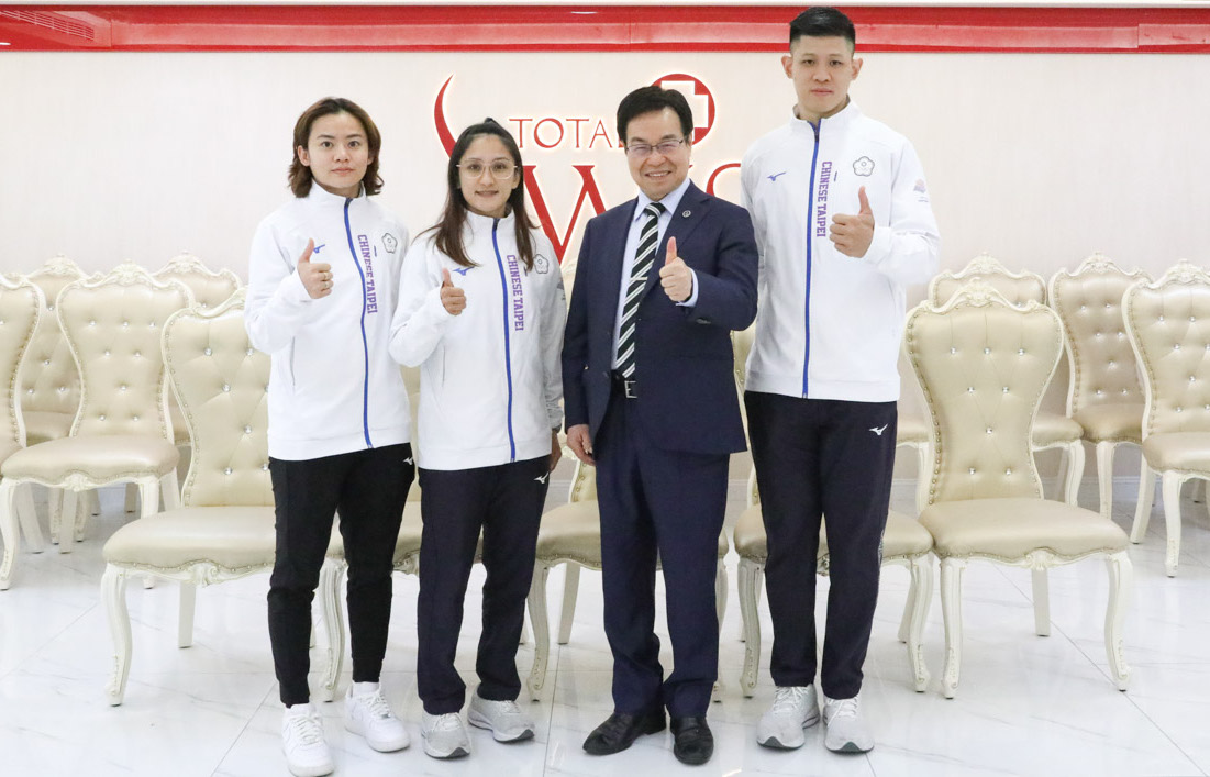 亞運會、亞錦賽創佳績　谷筱霜、辜翠萍、陳毅帆、吳若瑄感恩王文欽博士