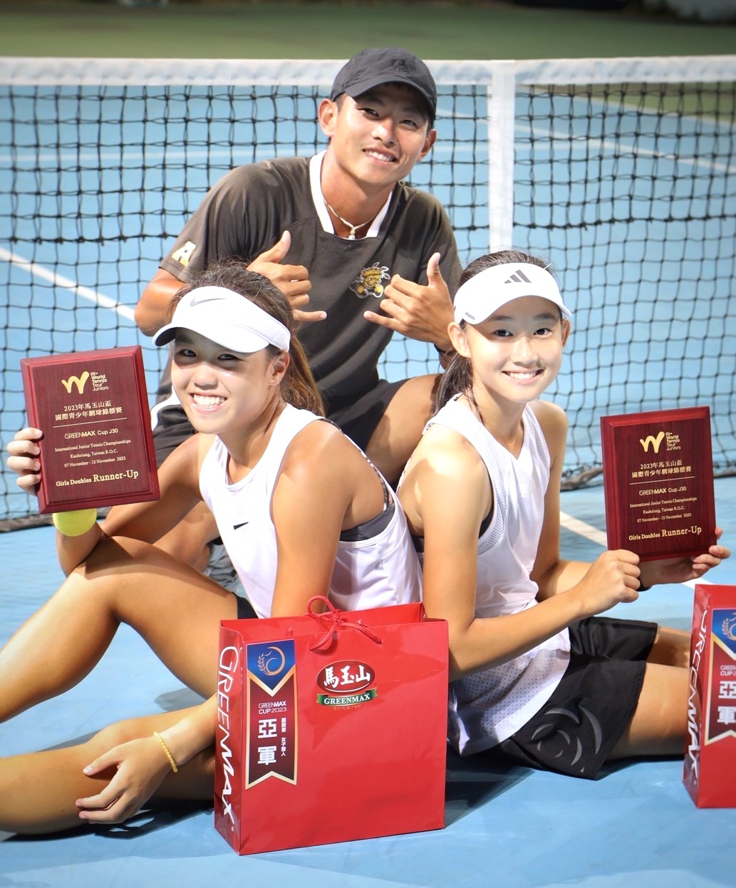 馬玉山盃國際青少年網賽　高芷涵/花苡恩女雙亞軍