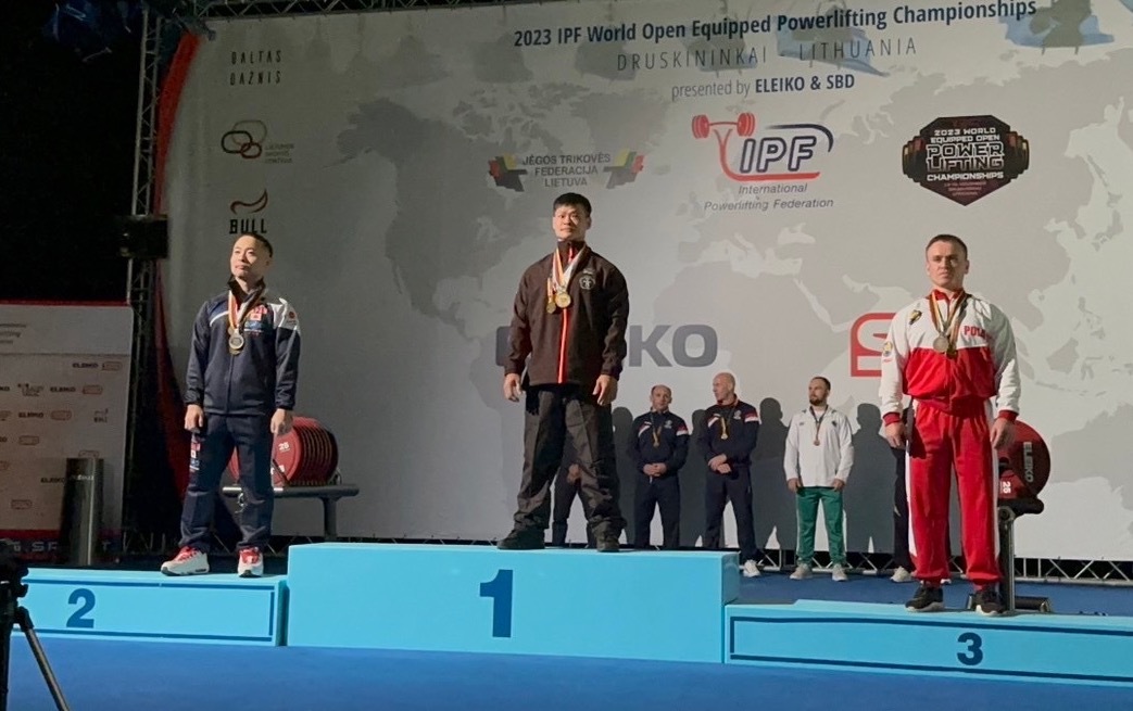 健力世錦賽　謝宗庭連霸總和冠軍