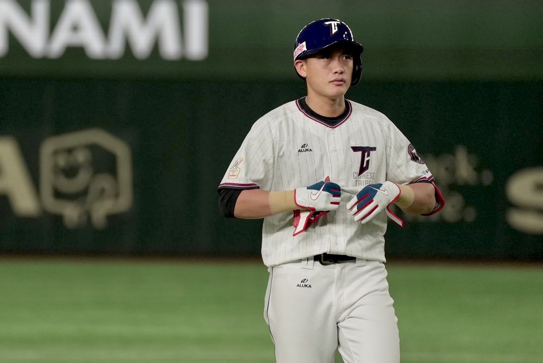 亞冠賽》中華隊新4番劉基鴻首戰日本4支0　鋒總看到他的爆發力